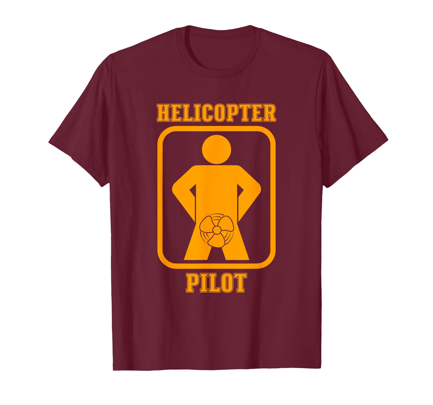 Funny Helicopter Pilot Adult Joke Aviation Humor Quote T-Shirt