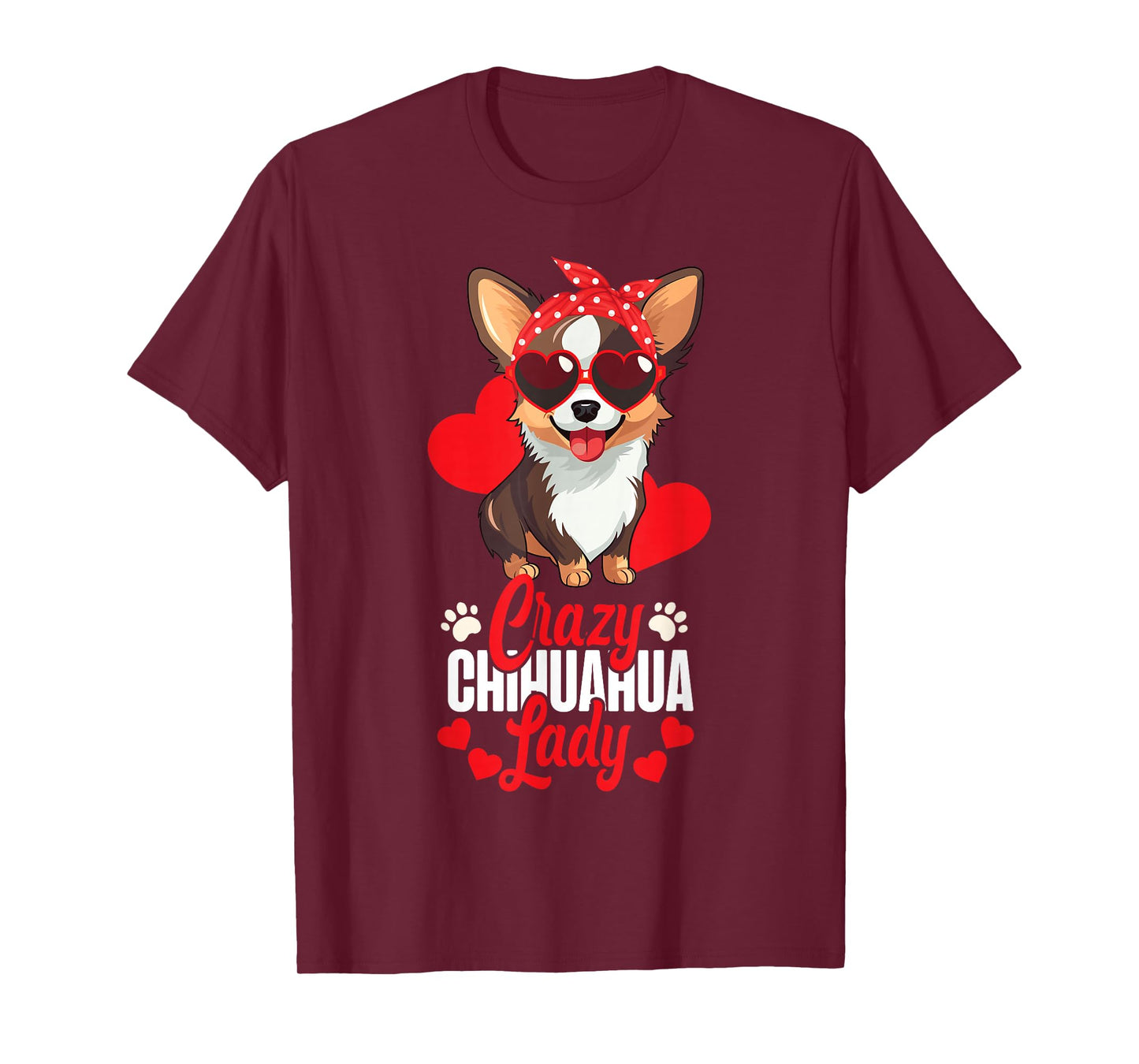 Chihuahua Chihuahueño Crazy Chihuahua Lady T-Shirt
