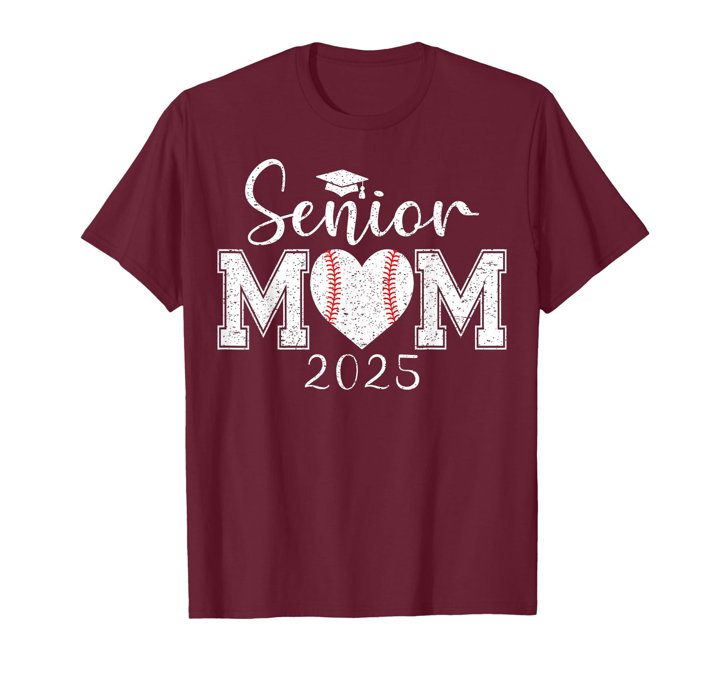 Senior Mom Baseball 2025 Class Of 2025 Graduation T-Shirt