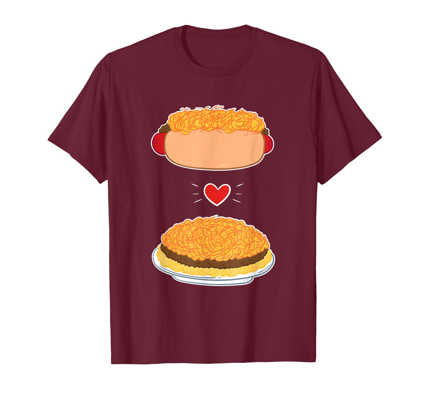 3 Way Cincinnati Style Chili And Cheese Coney Lover T-Shirt