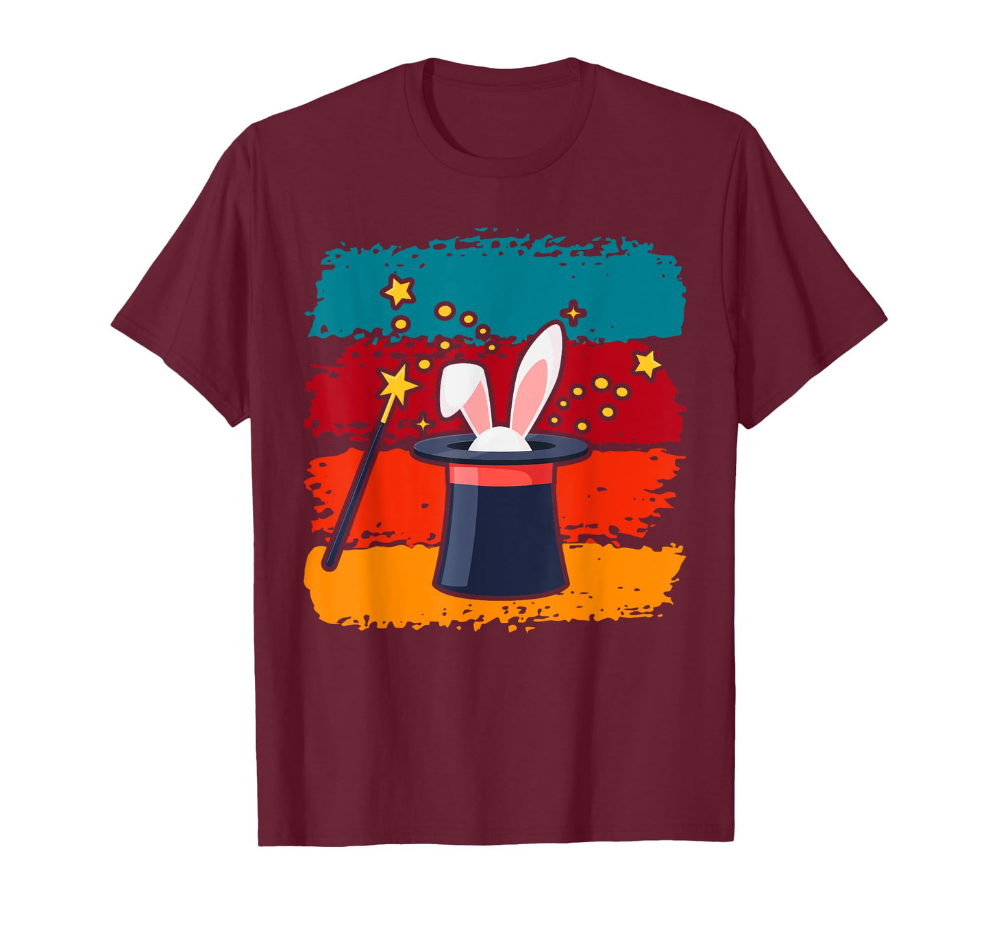 Magicians Hat for Magician Magic Icons Boys Magician T-Shirt