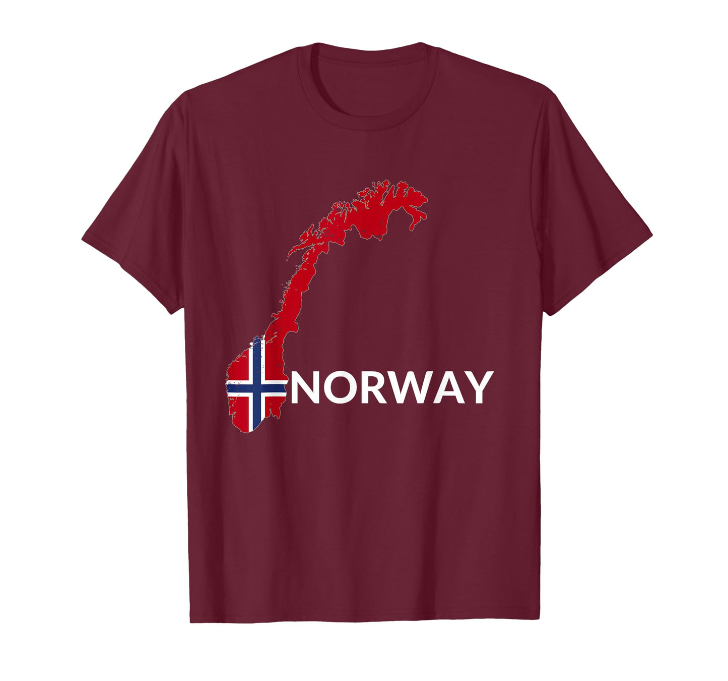 Norway Flag Hiking Holiday Norway Norwegian Flag T-Shirt