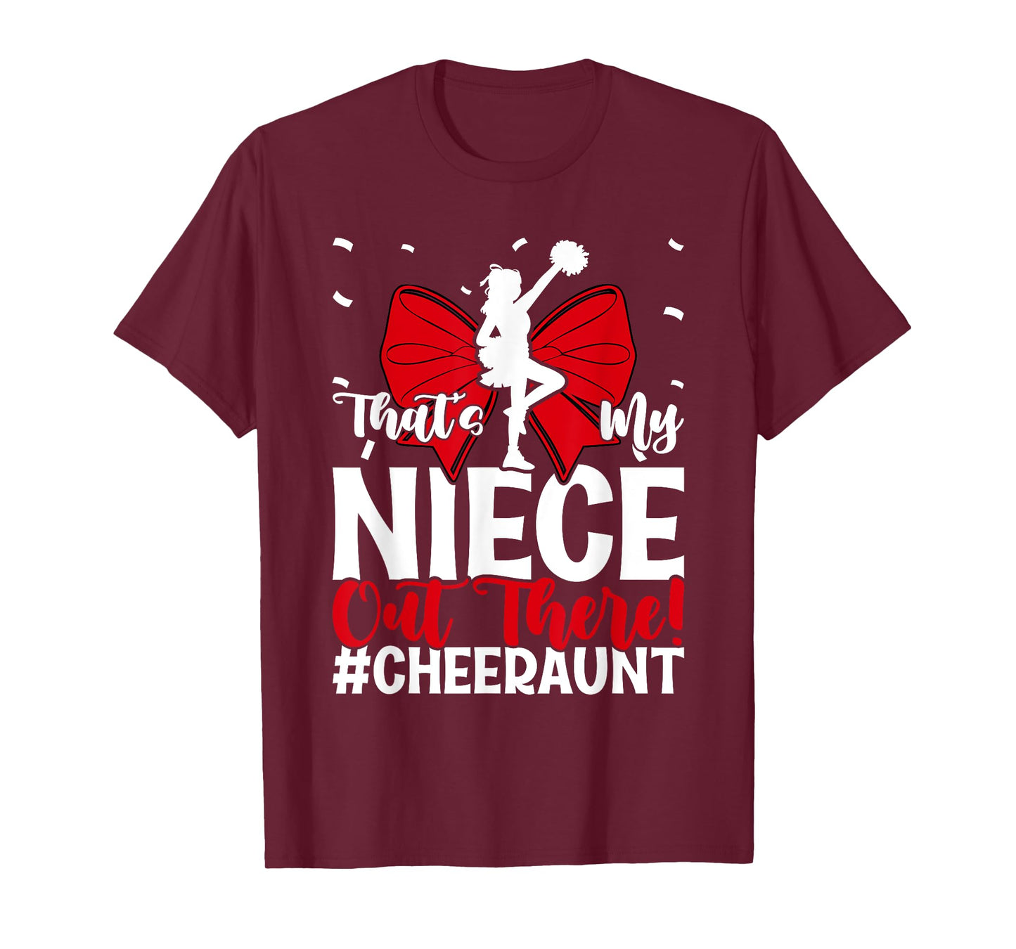 That's My Niece Cheer Aunt Cheerleading Auntie T-Shirt
