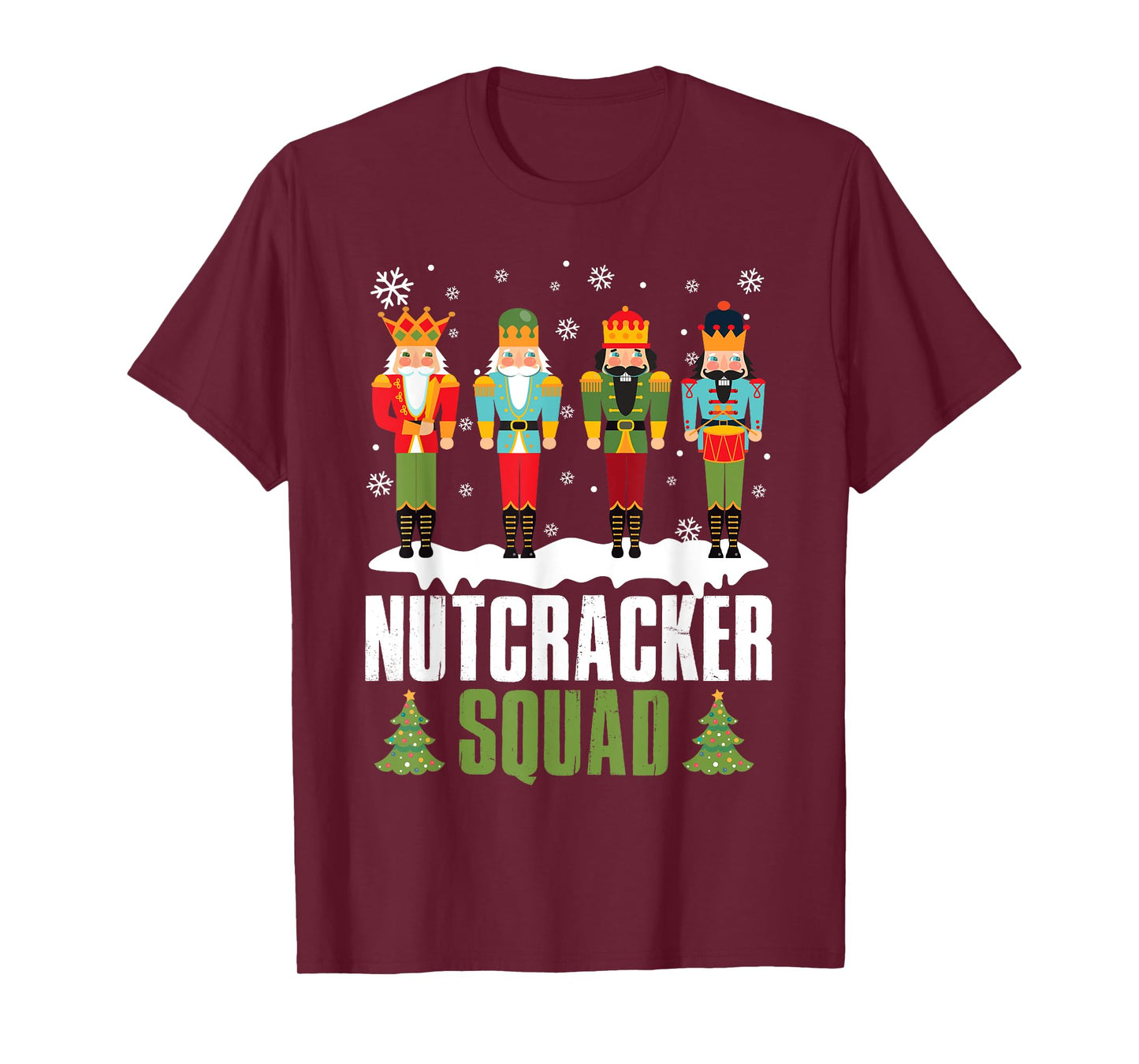 Nutcracker Squad Christmas Pajama Family Holiday Funny Xmas T-Shirt