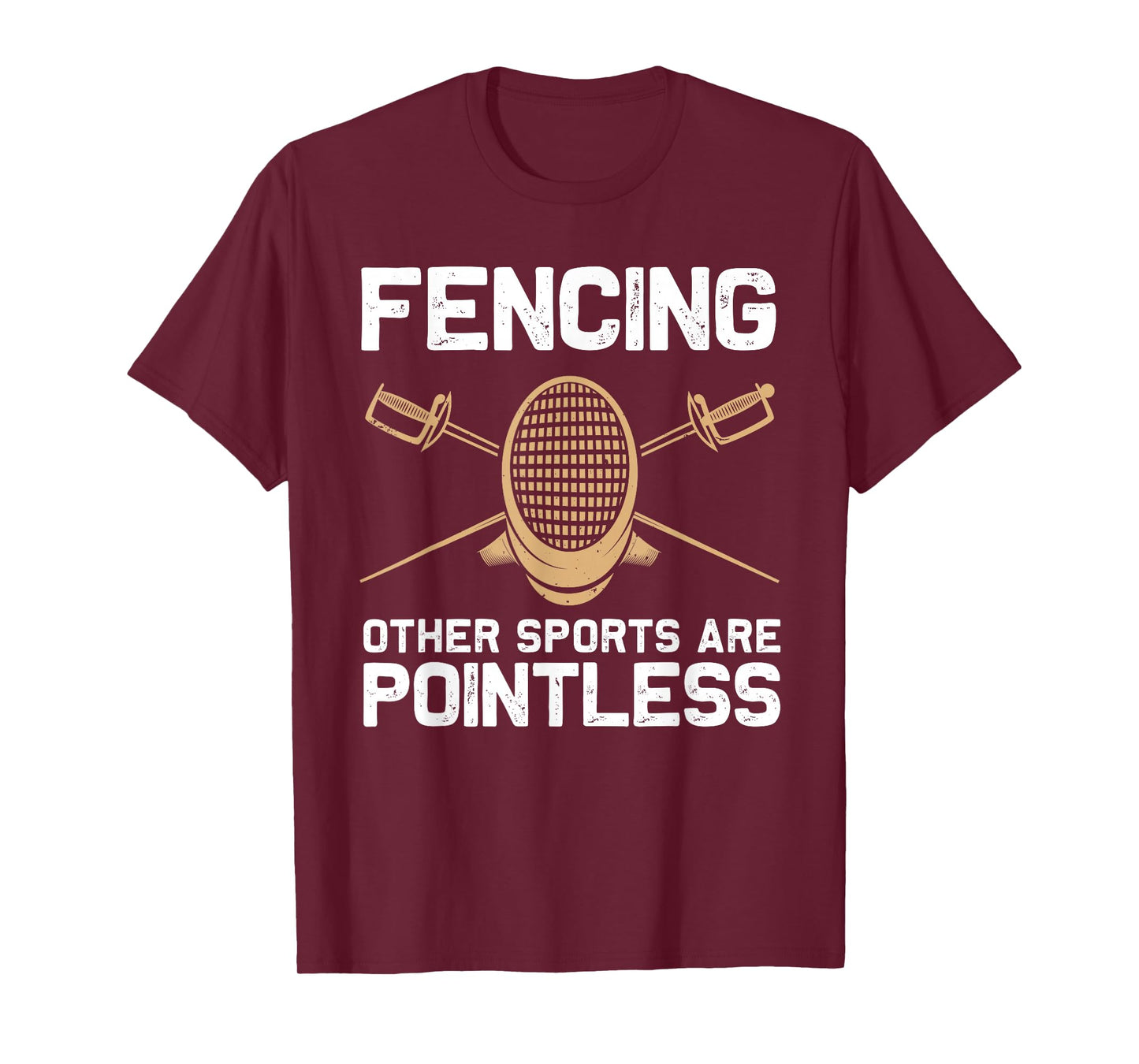 Funny Fencing Design for Men Women Kids Fencing Sport Fencer T-Shirt