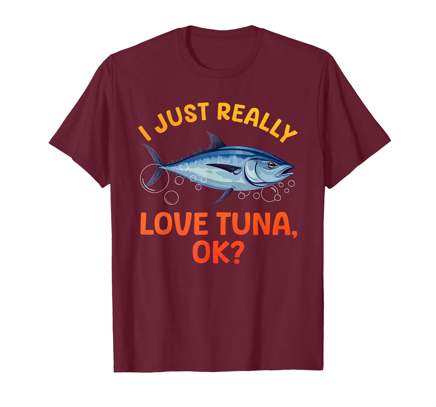 Cool Tuna Fishing Art For Men Women Deep Sea Tuna Fishing T-Shirt