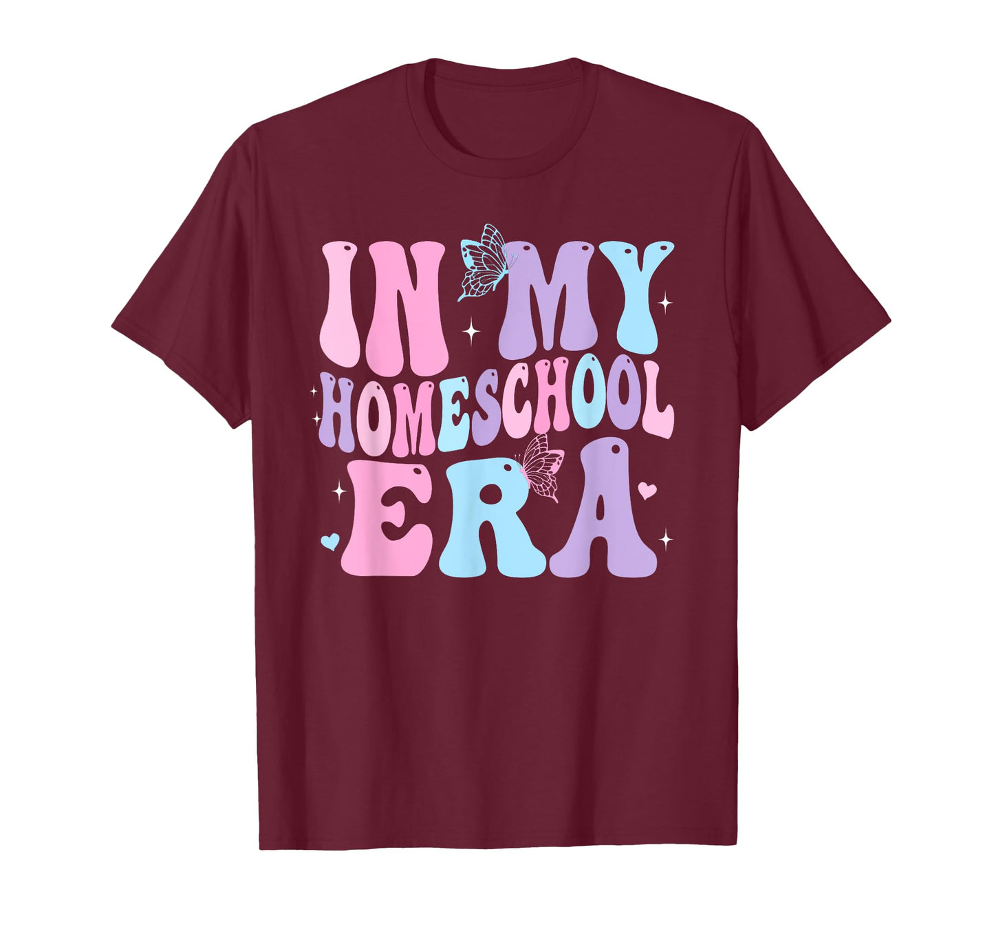 In My Homeschool Era Teachers Women Back To School Girls T-Shirt