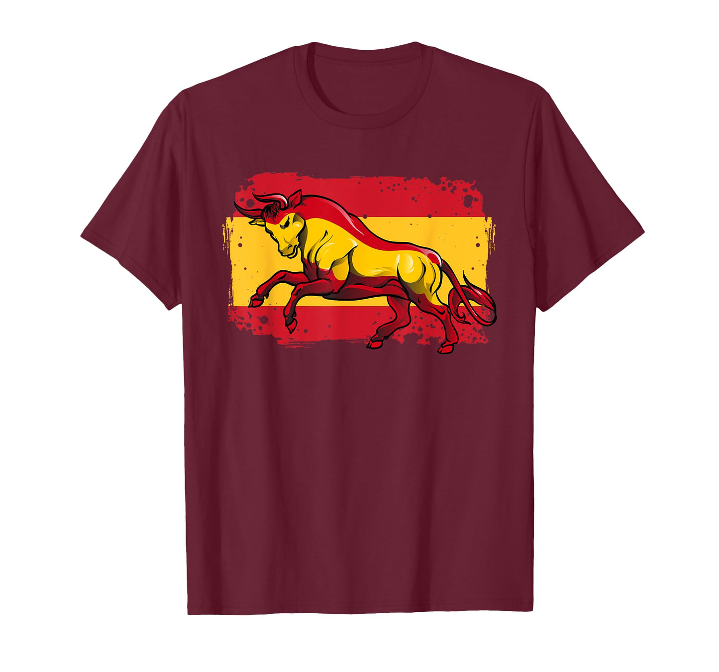 Spanish Bull | Proud Spaniard Tee | Spain Flag Toro Español T-Shirt