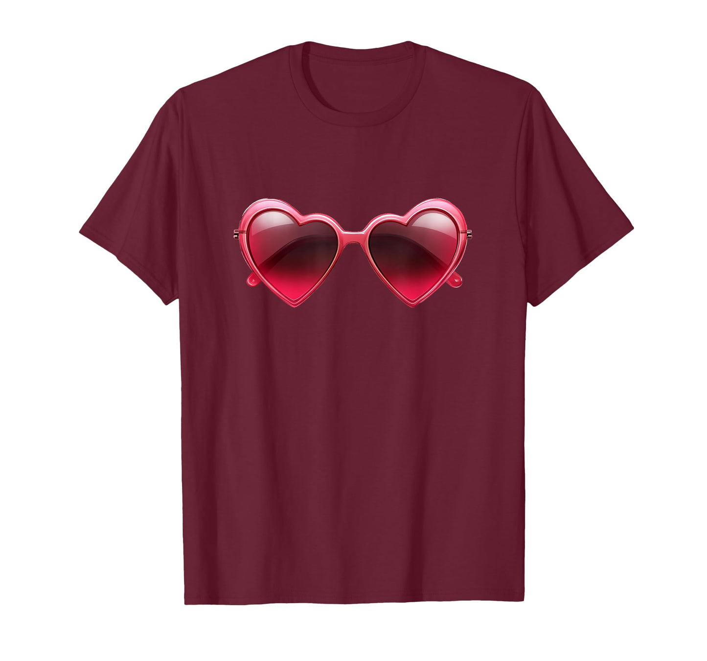 Funny Sunglasses Outfit with Heart Shaped Glasses T-Shirt
