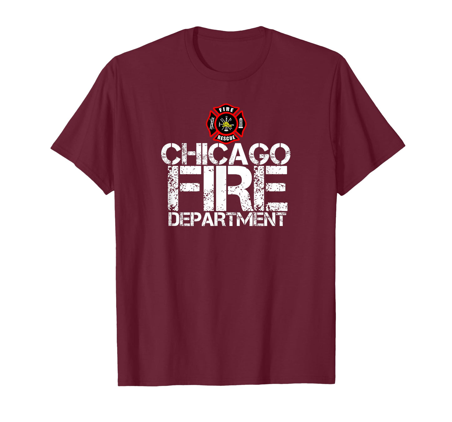 Chicago Fire Department Tshirt Firehouse Tee Shirt T-Shirt