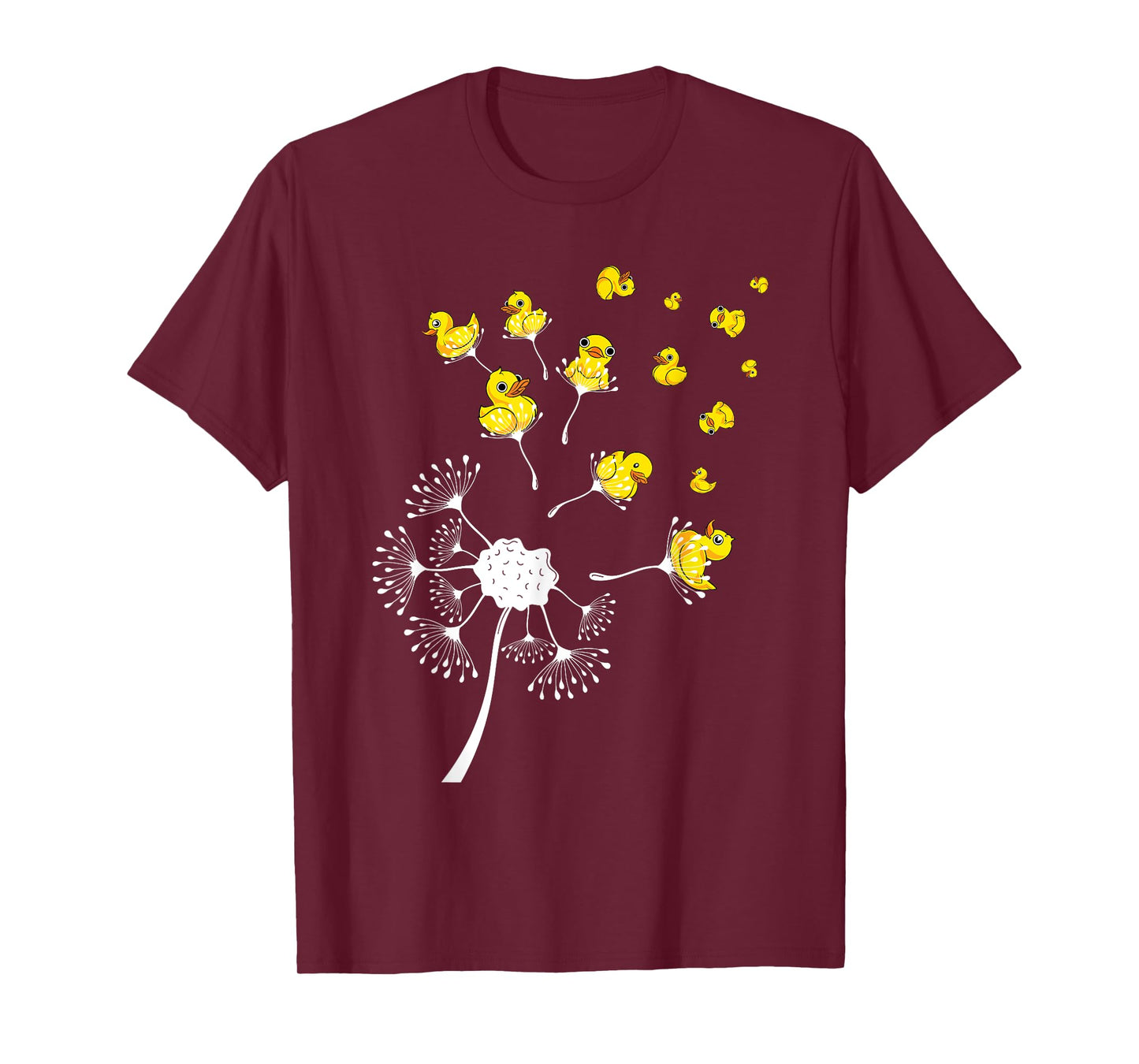 Dandelion Duckling Duckie Bath Toy Ducky Funny Rubber Duck T-Shirt