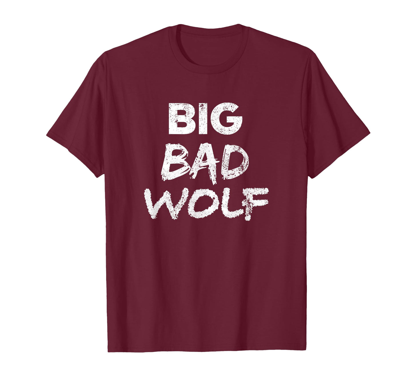 Big Bad Wolf Distressed Funny Wild Animal Lover Gift T-Shirt T-Shirt