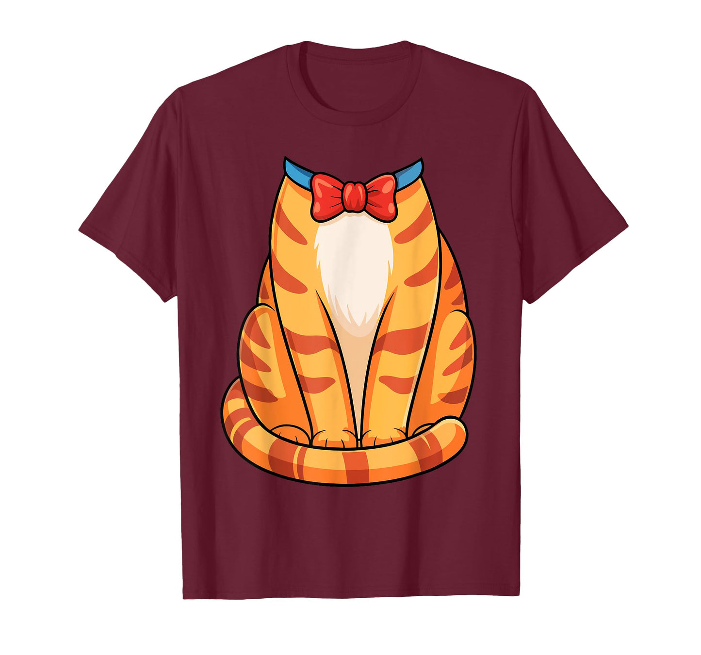 Orange Cat Shirt Adult Kids Men Women Tabby Cat Costume T-Shirt