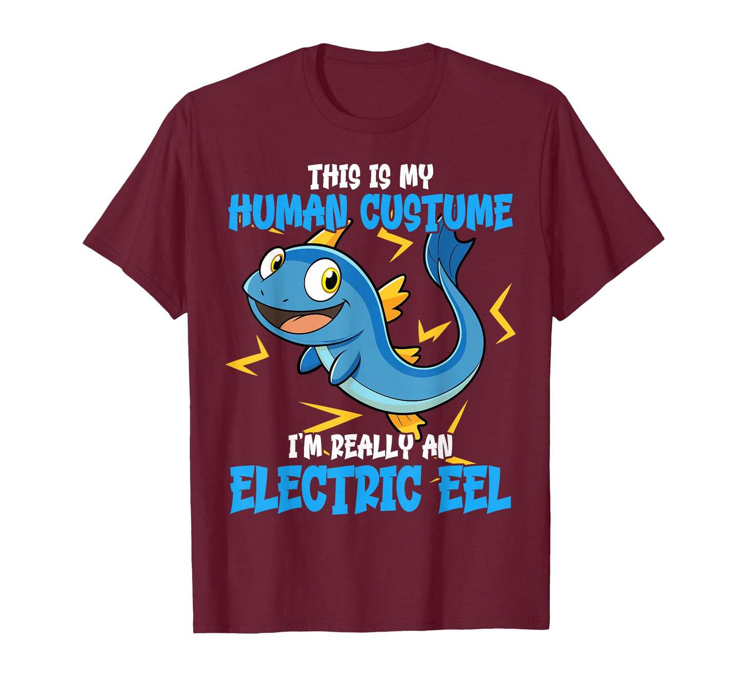 Funny Electric Eel Costume Design Animal Lovers Electric Eel T-Shirt