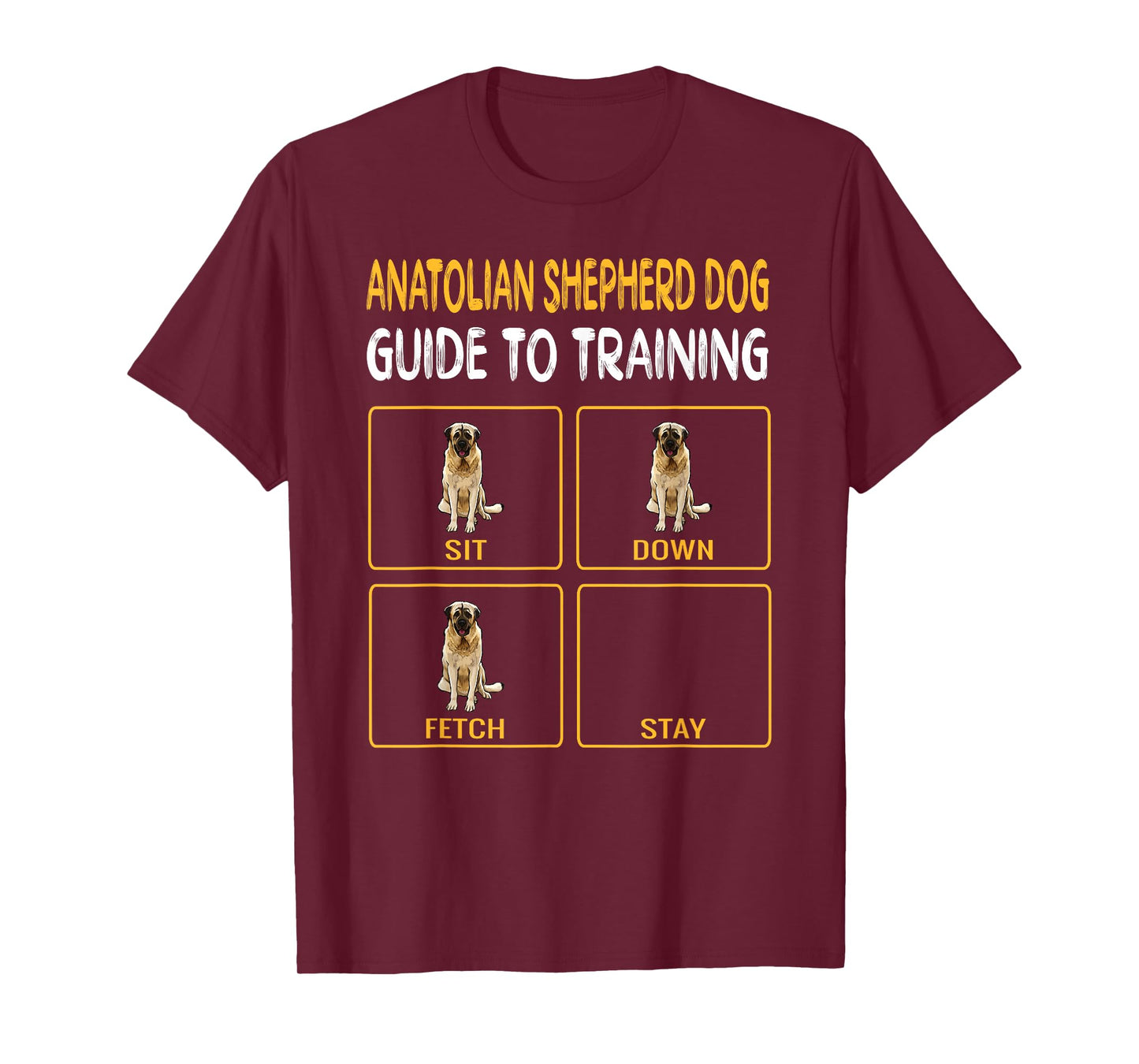 Funny Anatolian Shepherd Dog Guide To Training Dog Obedience T-Shirt