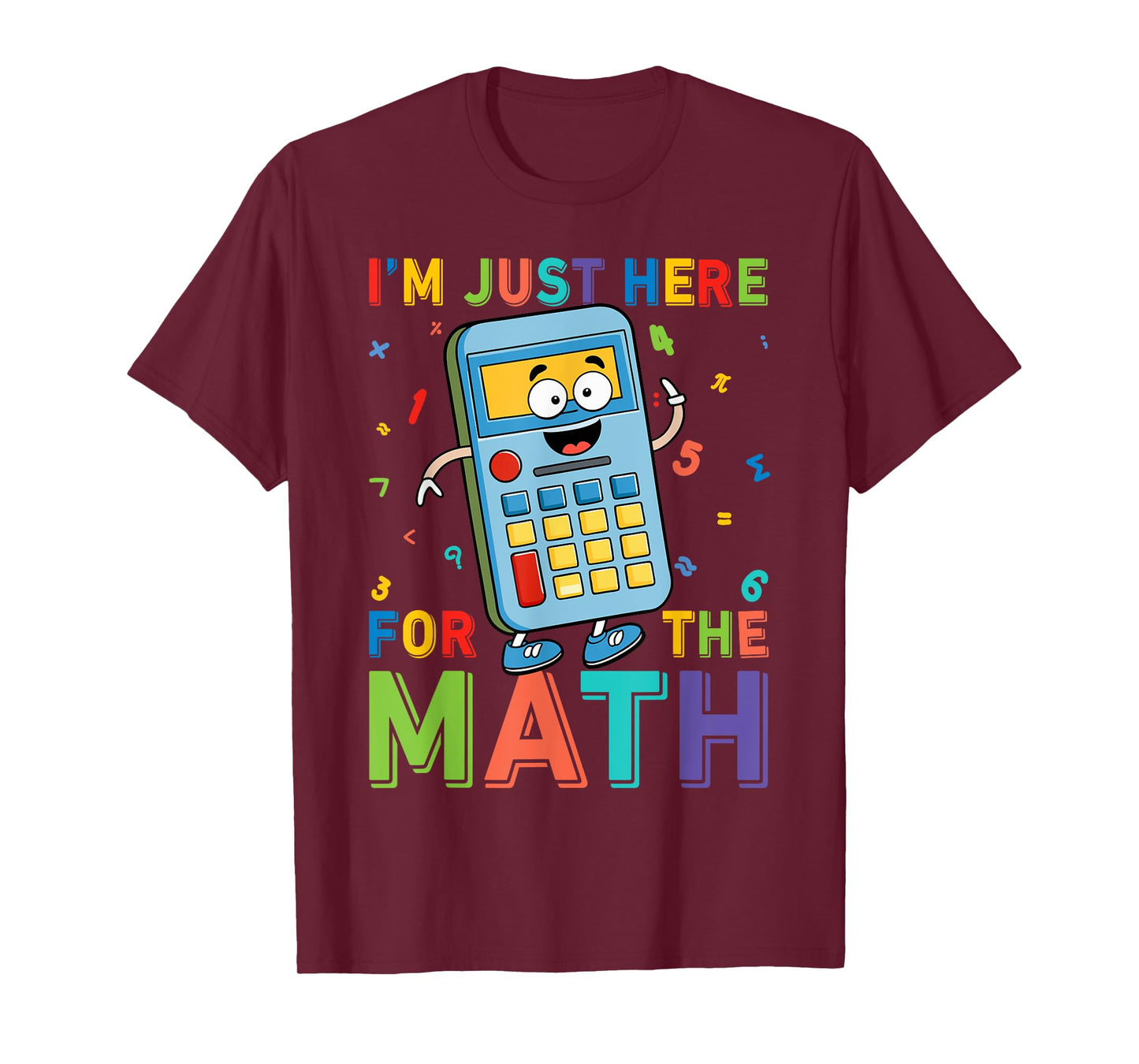 Number Day Maths Day Number Day Calculator Kids Costume T-Shirt