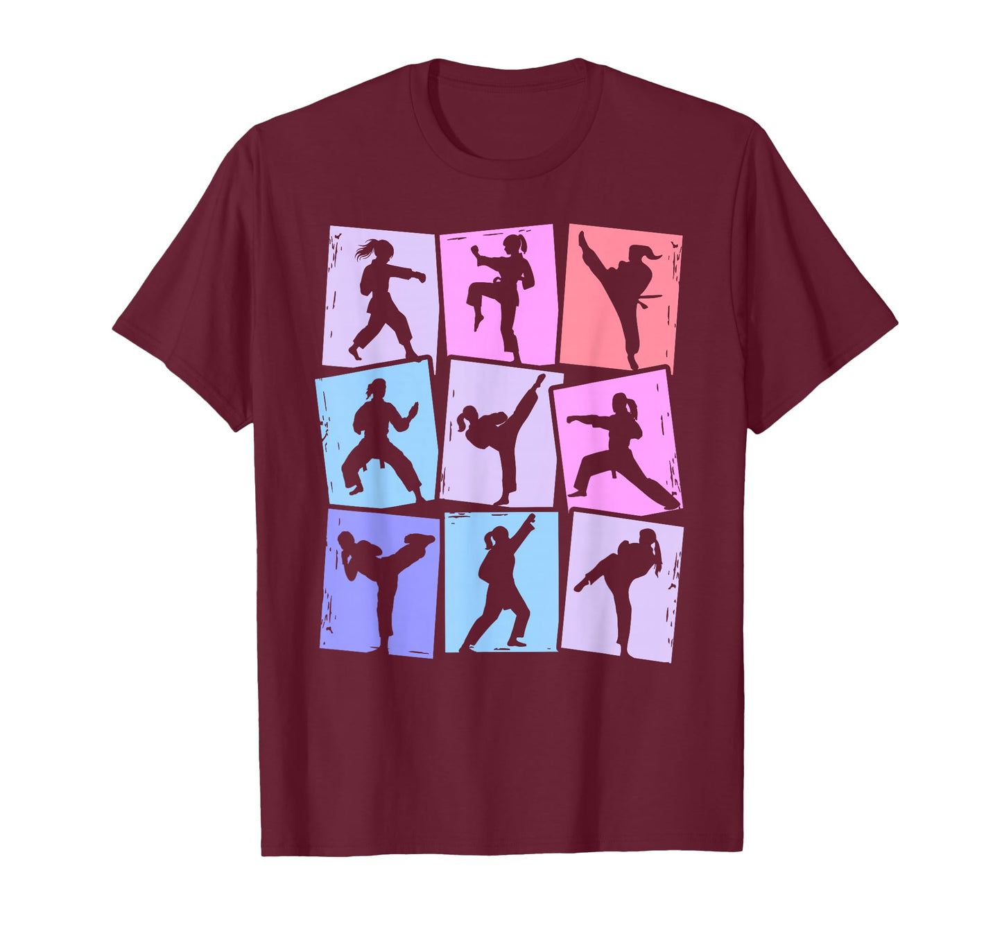 Taekwondo Karate Martial Arts Kids Women Girls T-Shirt