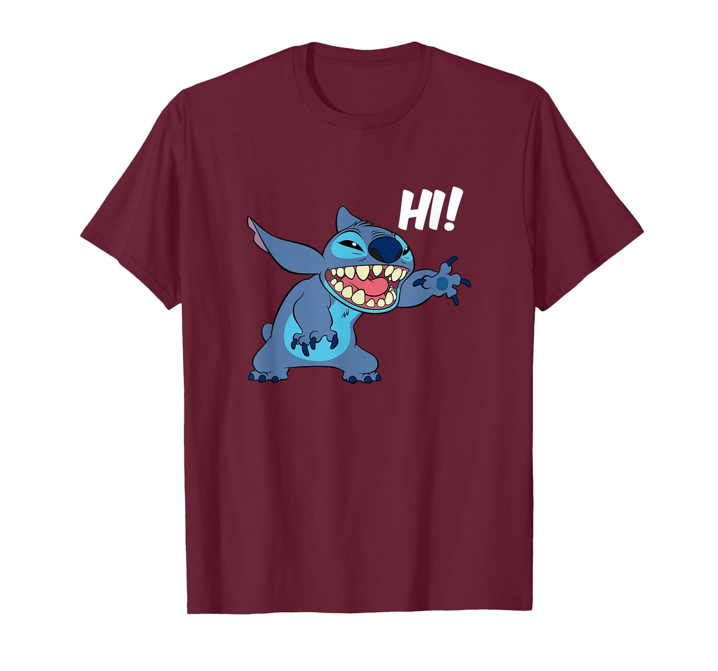Disney Lilo & Stitch Hi! Funny Stitch Greeting T-Shirt