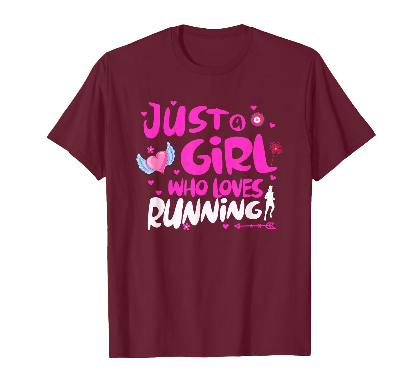Just a Girl Who Loves Running T-Shirt