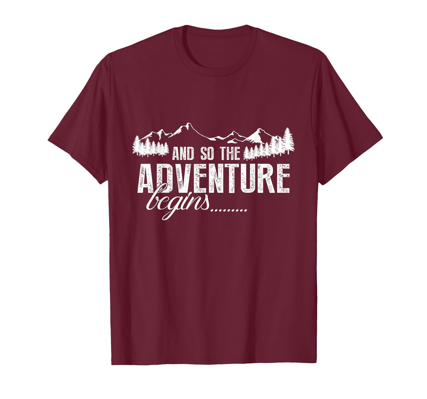 And So The Adventure Begins Camping Road Trip T-Shirt T-Shirt