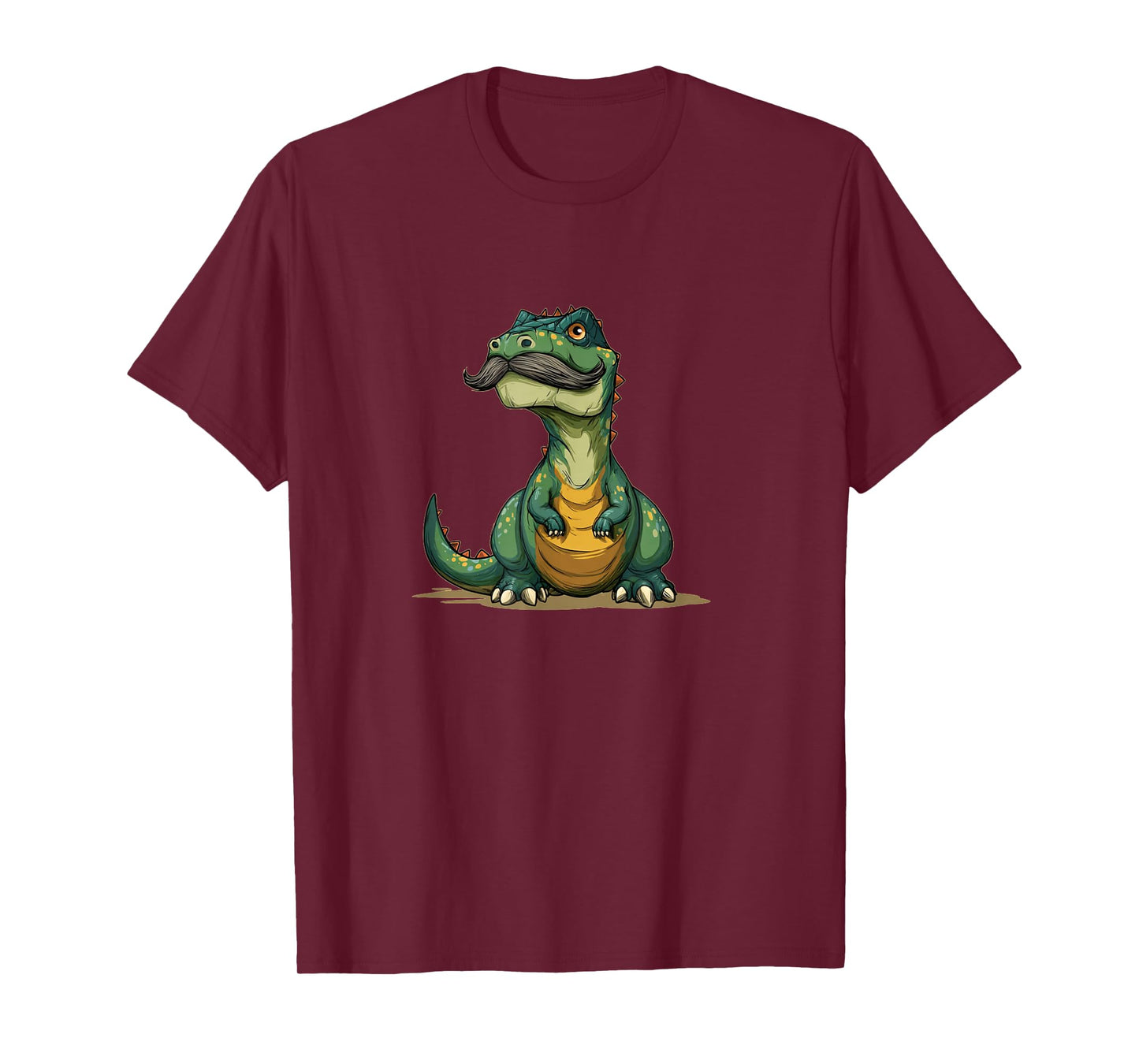 Cool Cowboy Beard Costume with Dinosaur T-Shirt