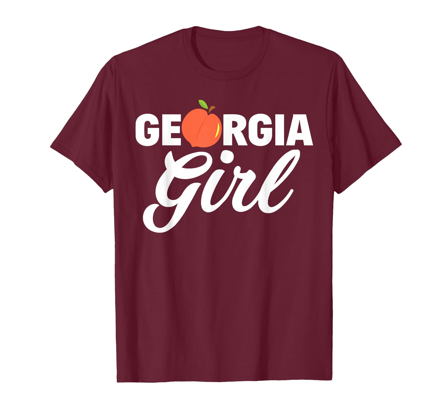 Georgia Peach Girl Funny Vintage T-Shirt