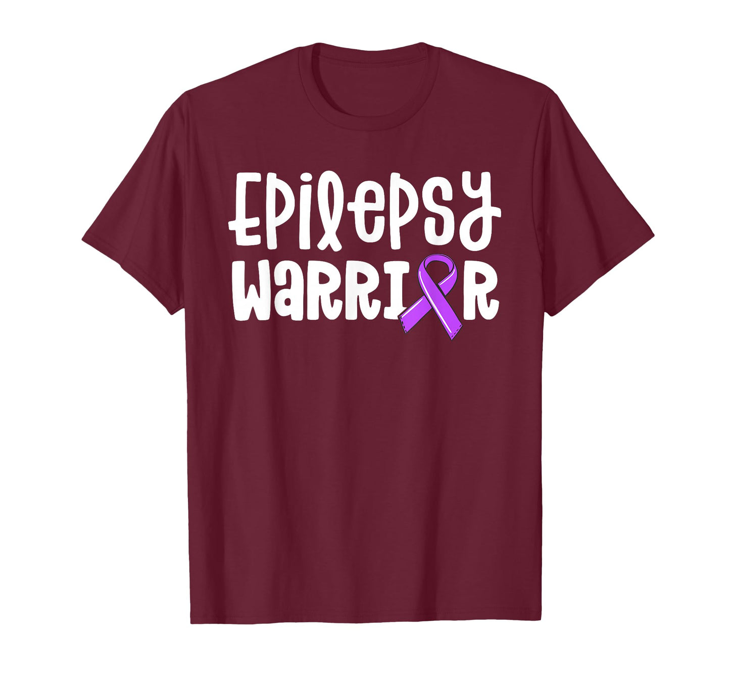 Epilepsy Warrior Kids Purple Ribbon Awareness Women's Shirt T-Shirt