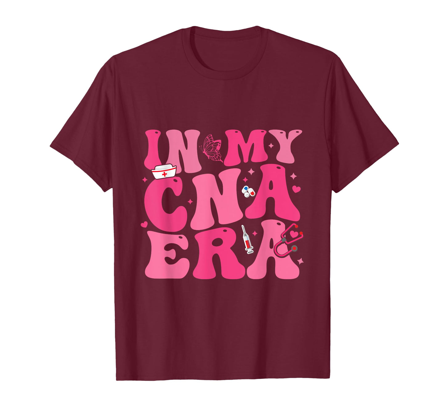 Groovy Shirt in My CNA Era Nurse Certified Nursing Assistant T-Shirt
