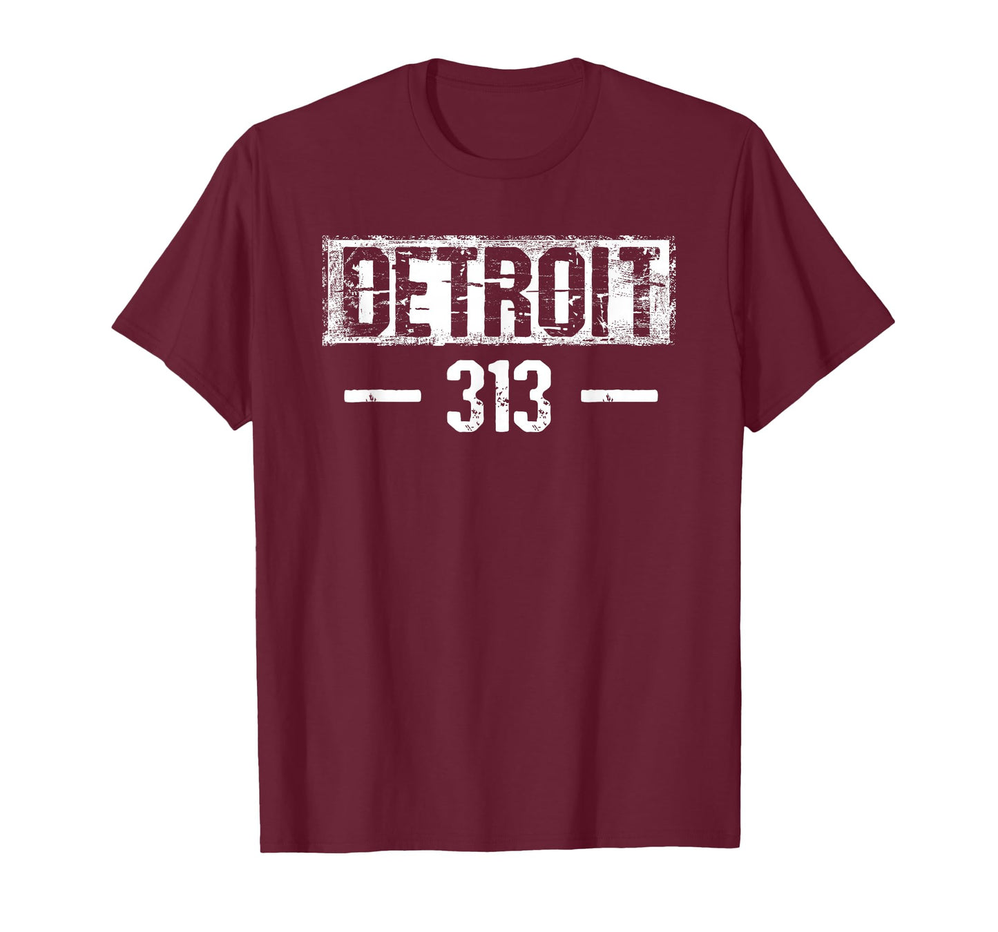 This is my Detroit 313 Michigan Distressed T-Shirt