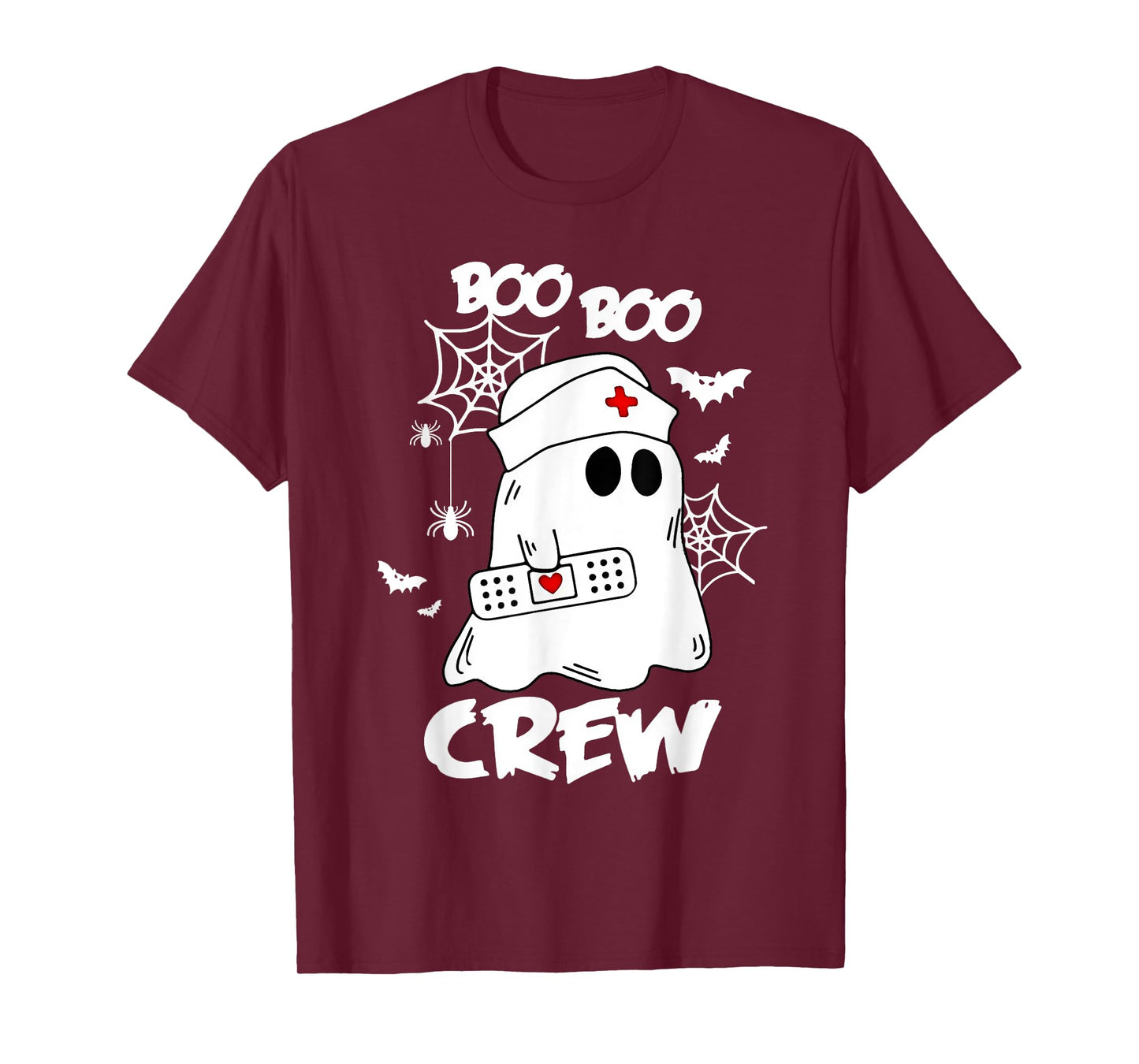 Boo Boo Crew Halloween Nursing Medical Ghost T-Shirt
