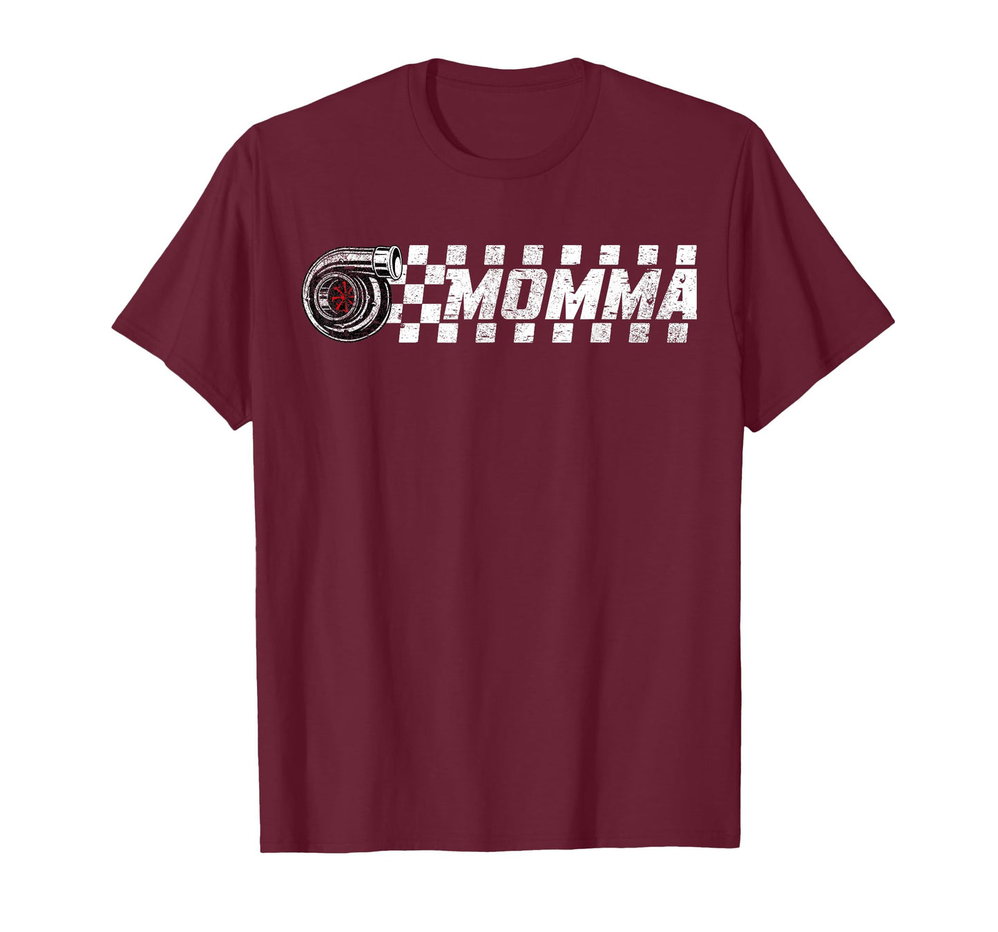 Birthday Party Matching Family Pit Crew Race Car Momma T-Shirt