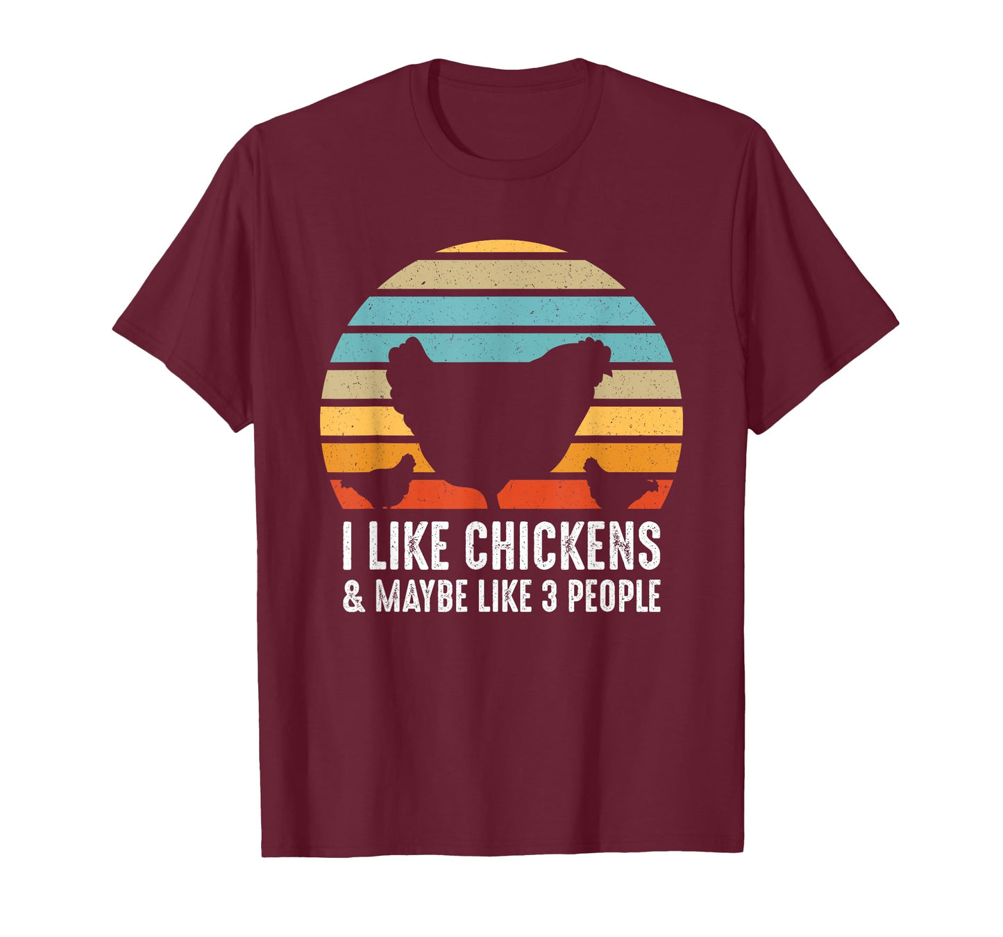 Funny Vintage Chicken Tee Country Farm Women Girl Men T-Shirt
