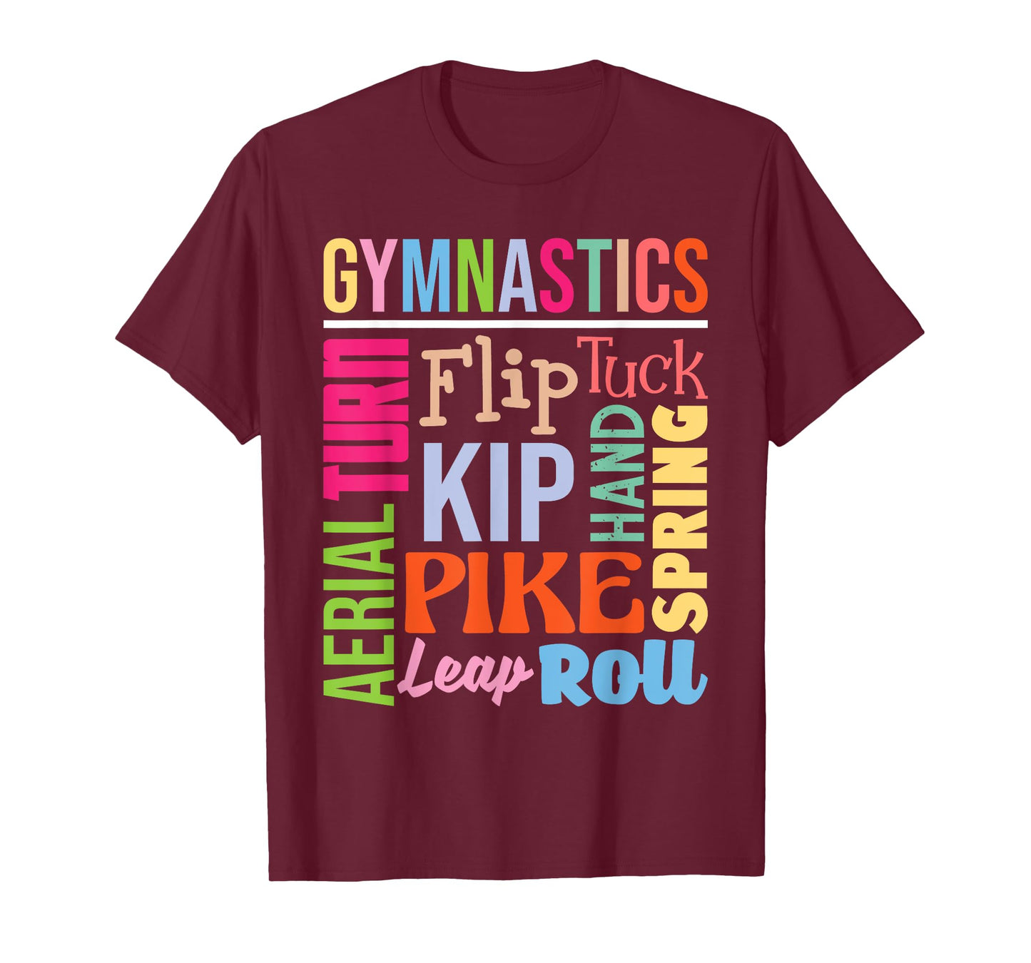 Gymnastics - Handspring Leap Tuck Gymnast Athlete Acrobatics T-Shirt