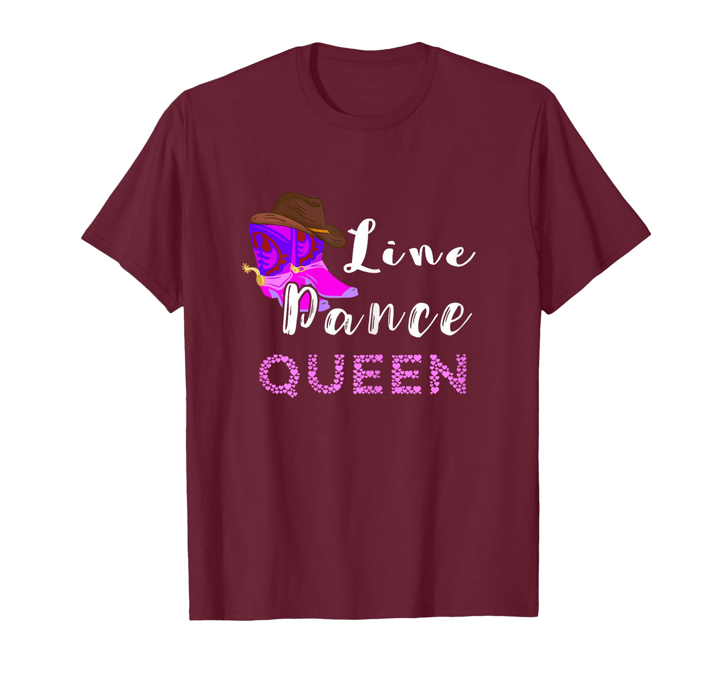 Line Dance Queen Line Dancing Western Country Dance T-Shirt