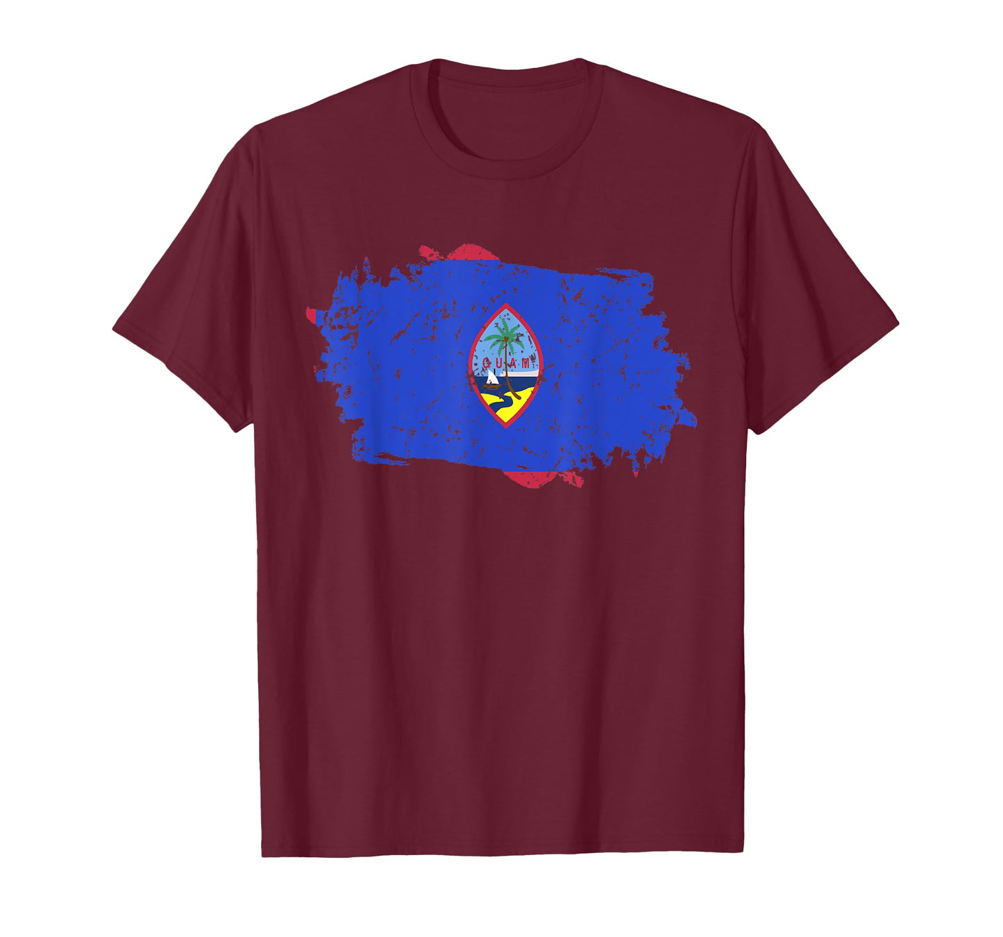 Guam Flag Design Grunge Country Flag Guam T-Shirt