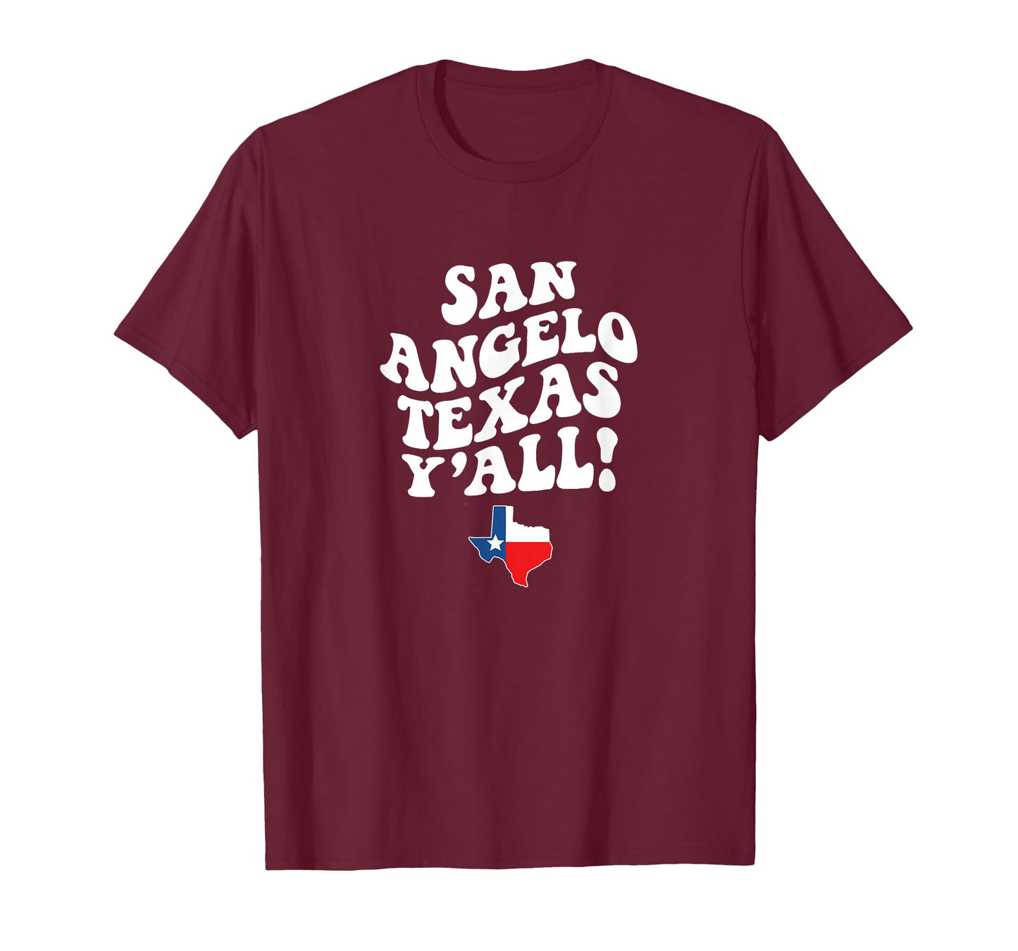 San Angelo Texas Y'all TX Southern Accent Vacation T-Shirt