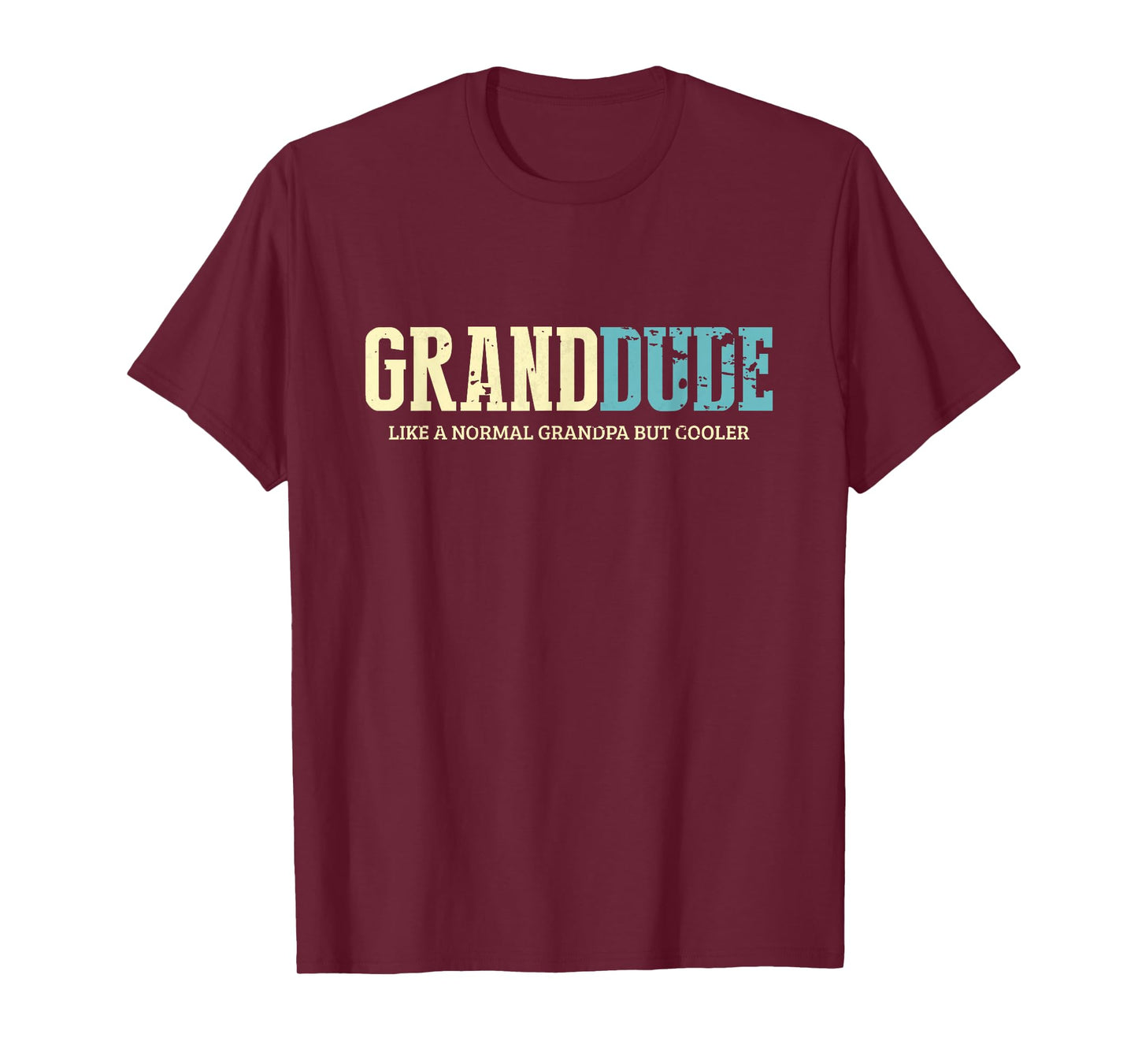 Grand-Dude Like Normal Grandpa But Cooler Retro Tshirt T-Shirt