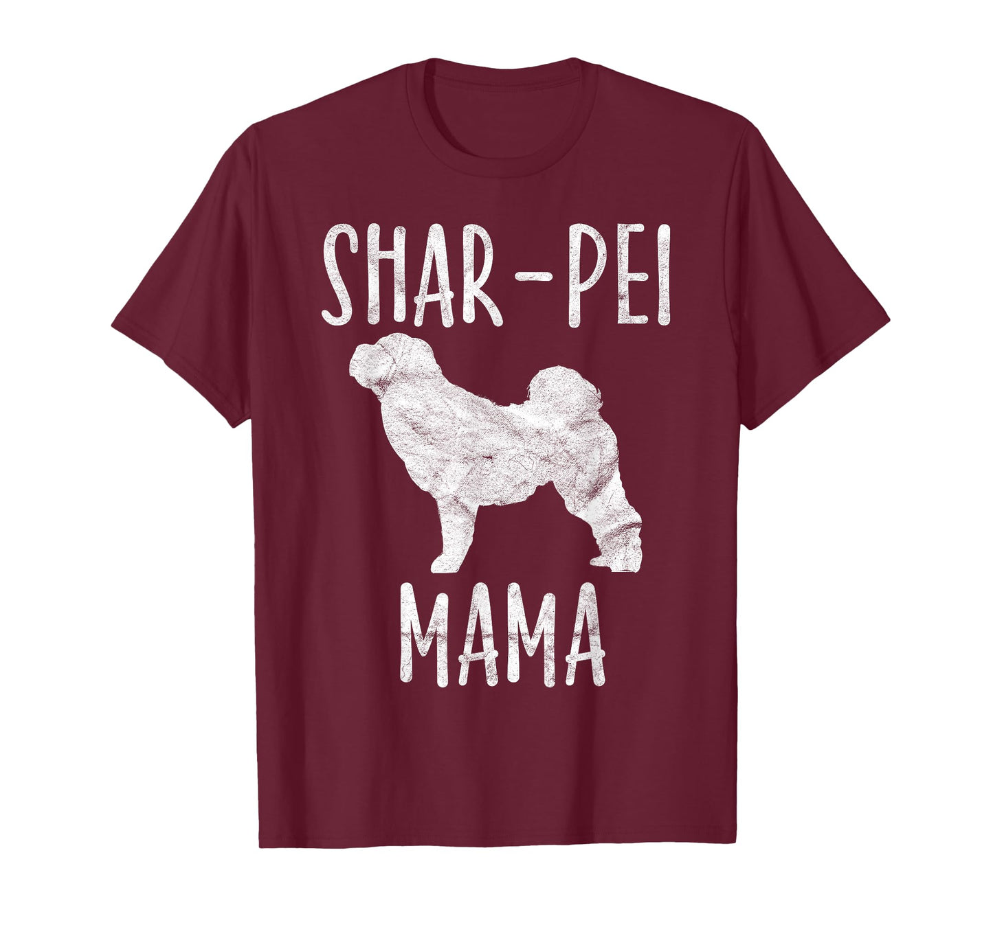 Vintage Shar-Pei Mama Gift Sharpei Mom Dog Owner Mother T-Shirt