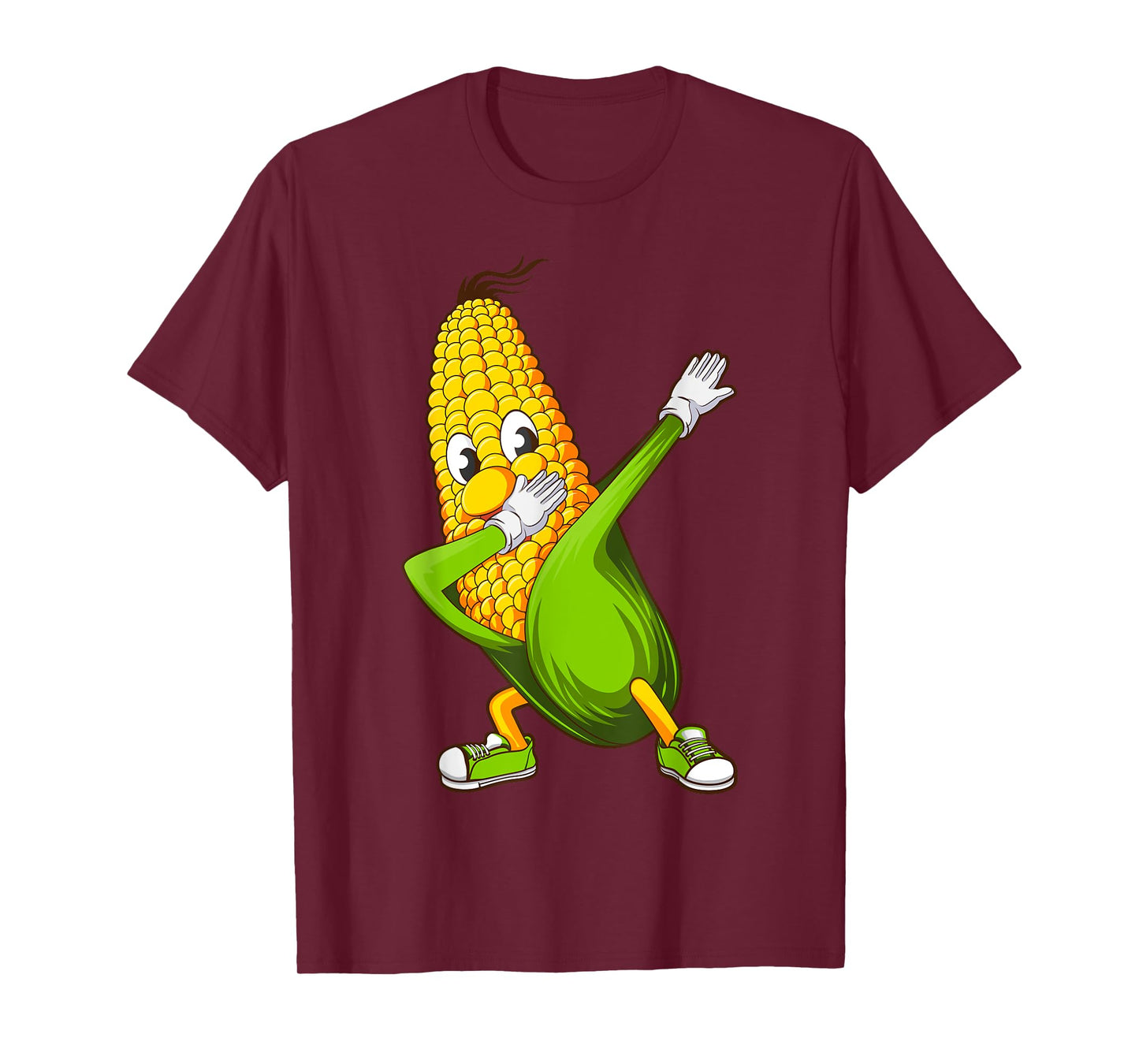 Funny Dabbing Corn Gift | Cute Dancing Farmers Men Women T-Shirt