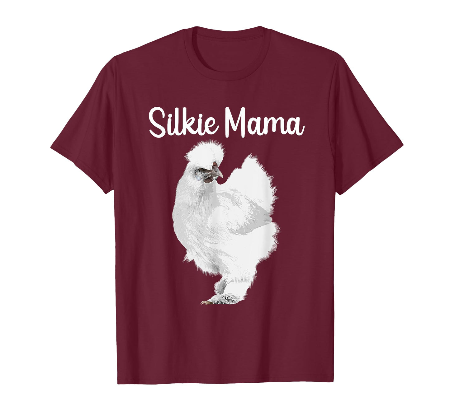 Funny Silkie Mama Design For Mom Women Silkie Chicken Lover T-Shirt