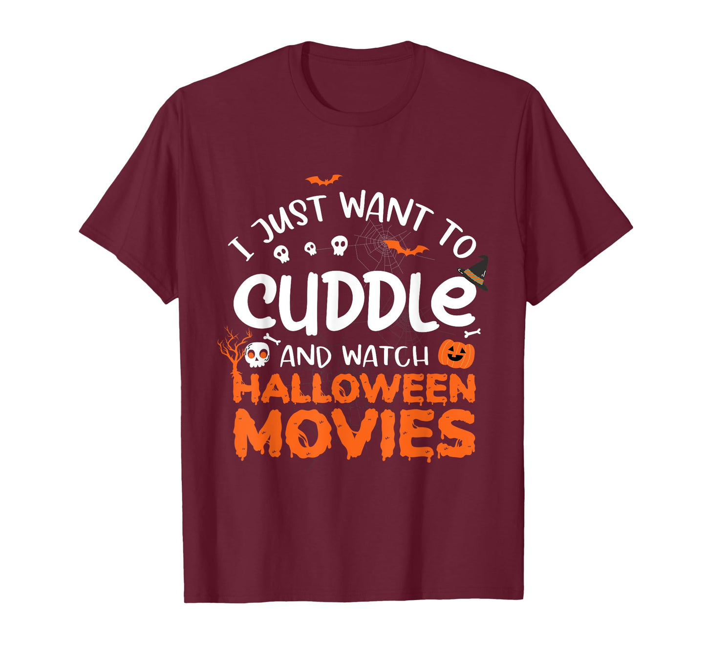 Cuddle & Halloween Movie Lover Spooky Halloween Party T-Shirt