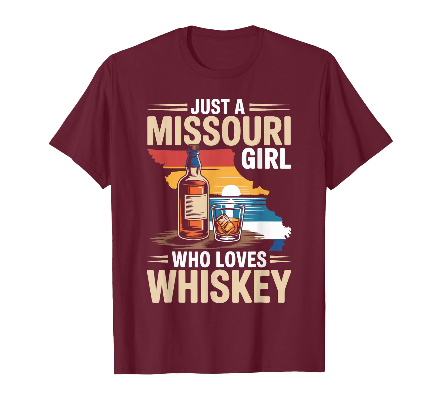 Just A Missouri Girl Who Loves Whiskey T-Shirt