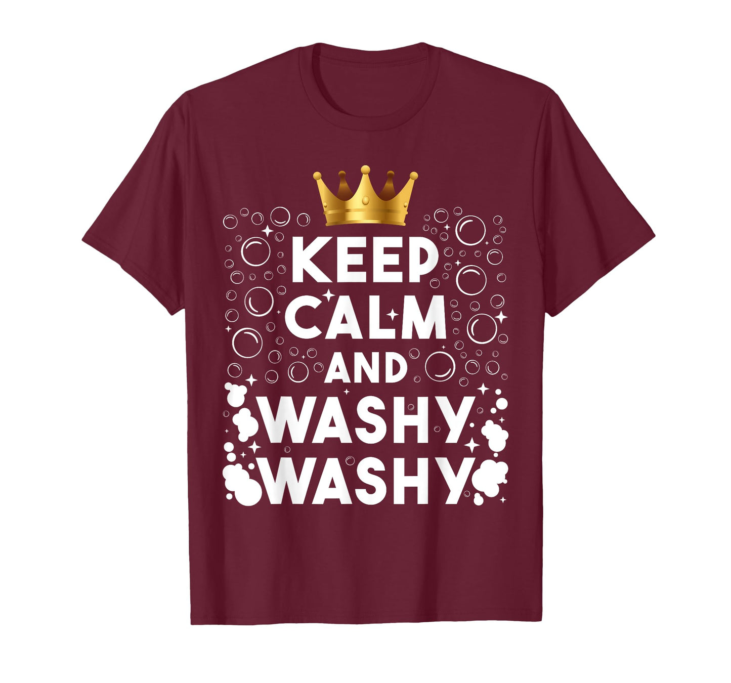Keep Calm And Washy Washy Funny Cruise Ship Novelty Gag Joke T-Shirt