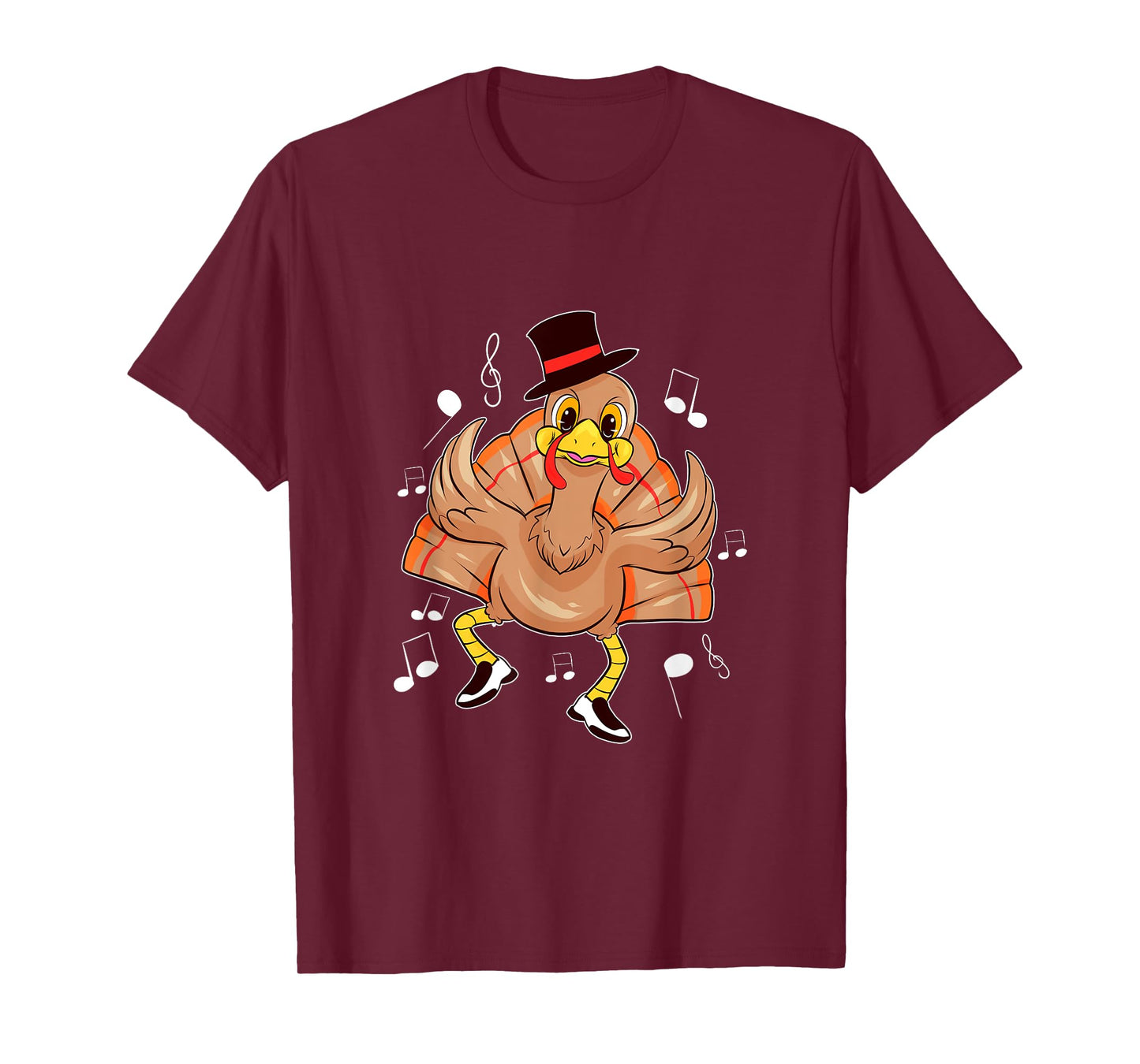 Tap Dancing Turkey Thanksgiving Step Dancer T-Shirt