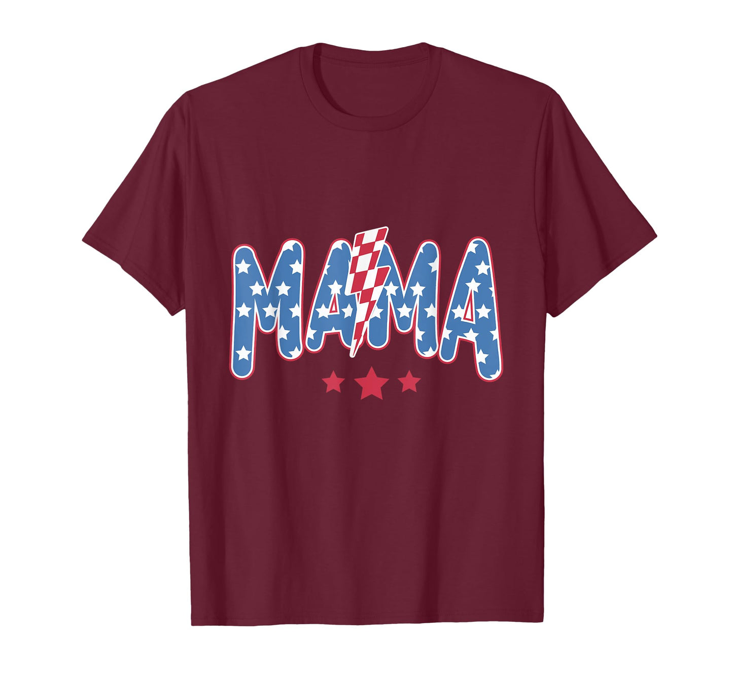 Mama USA 4th of July American Family Matching Mommy Women T-Shirt