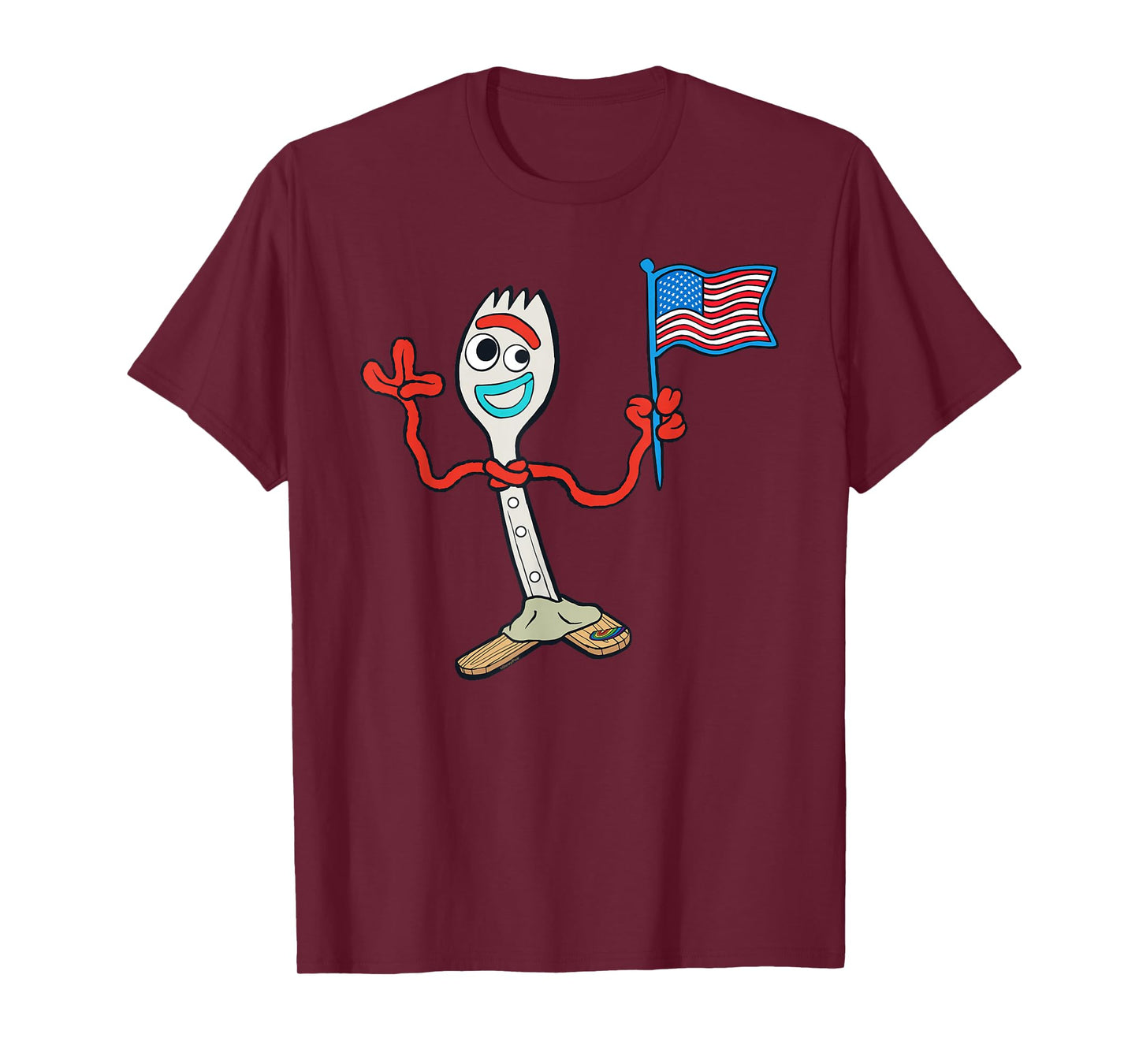 Disney and Pixar's Toy Story Forky Flag Fourth of July T-Shirt