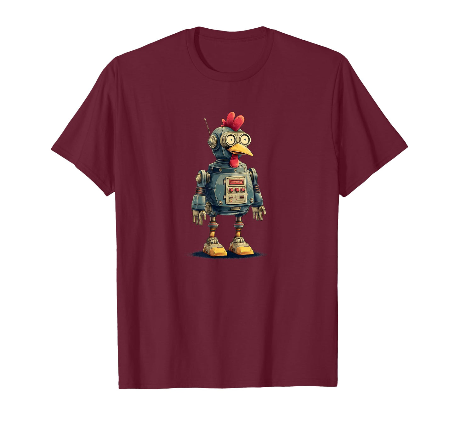 Cute Chicken AI for Robots and Smart Animals Lovers T-Shirt