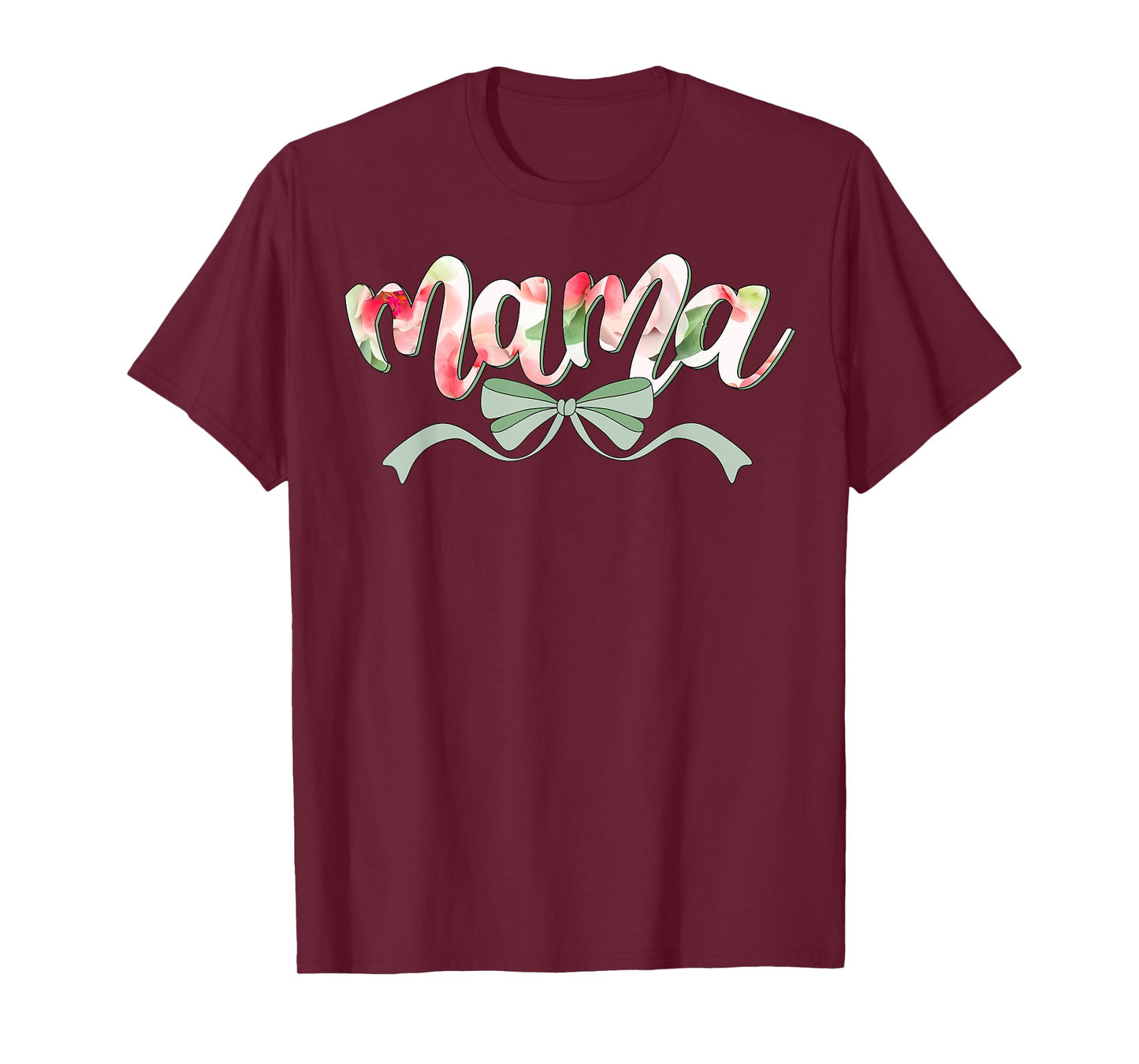 God Made Me A Mama Christian Moms Coquette Vintage Women T-Shirt