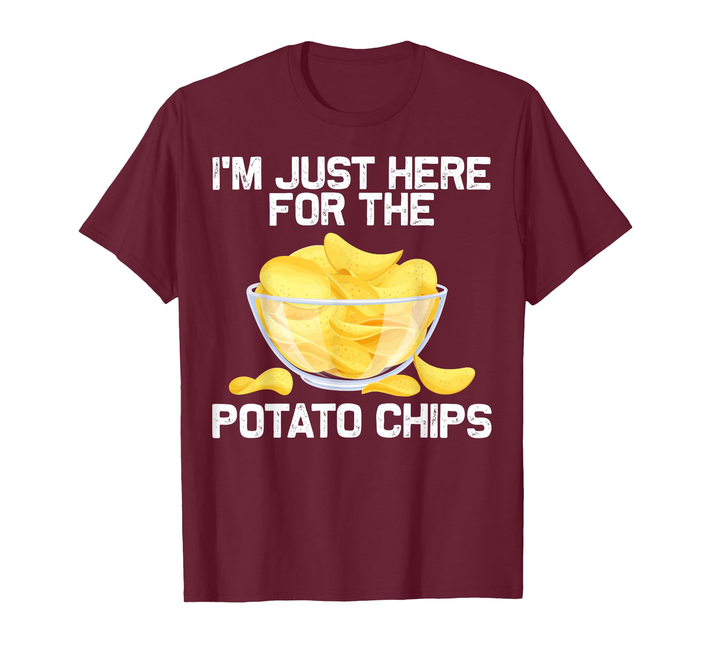 Cool Potato Chips Art For Men Women Kids Potato Chips Lover T-Shirt