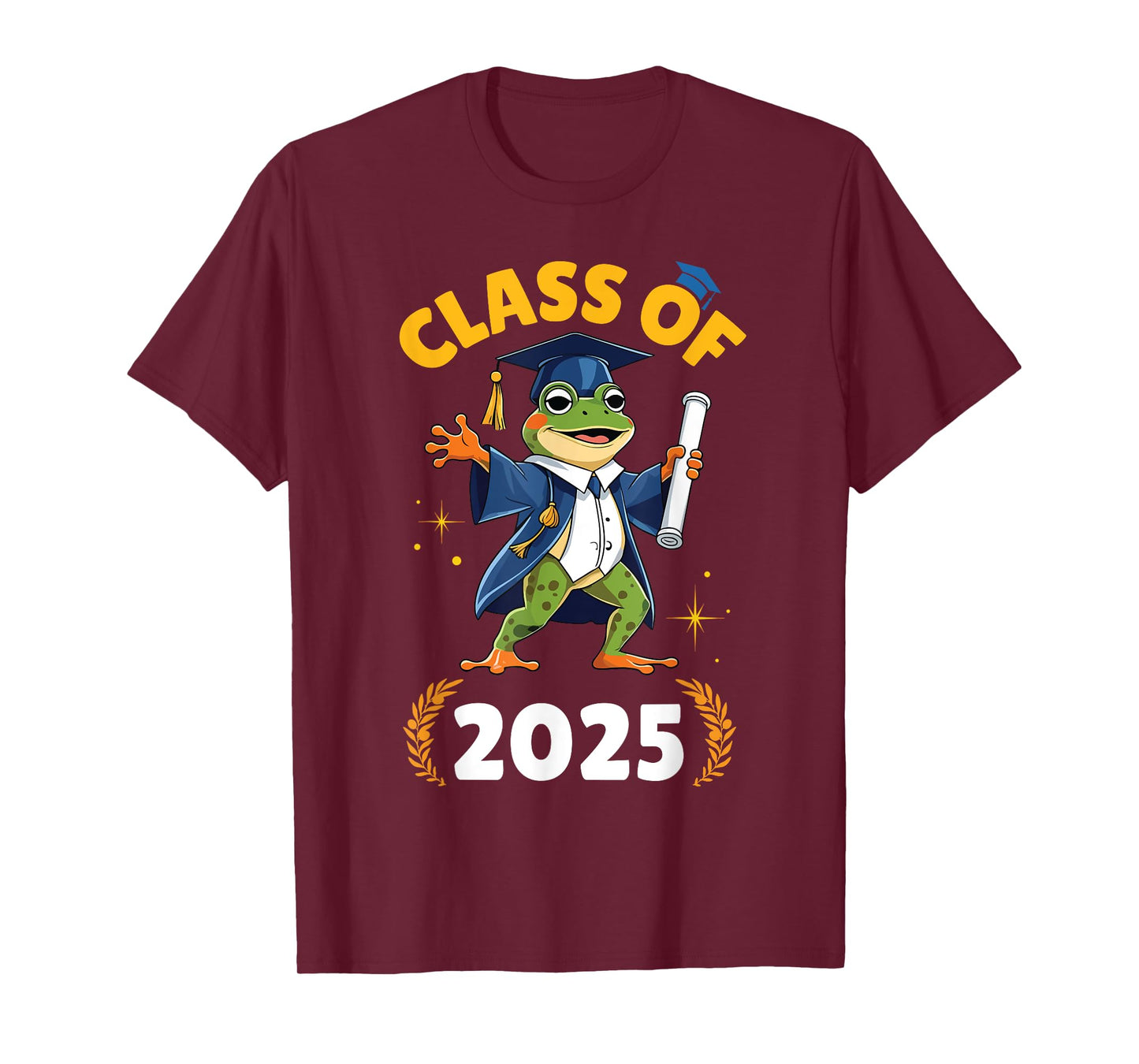 Frog Senior Class Of 2025 Graduate School College University T-Shirt
